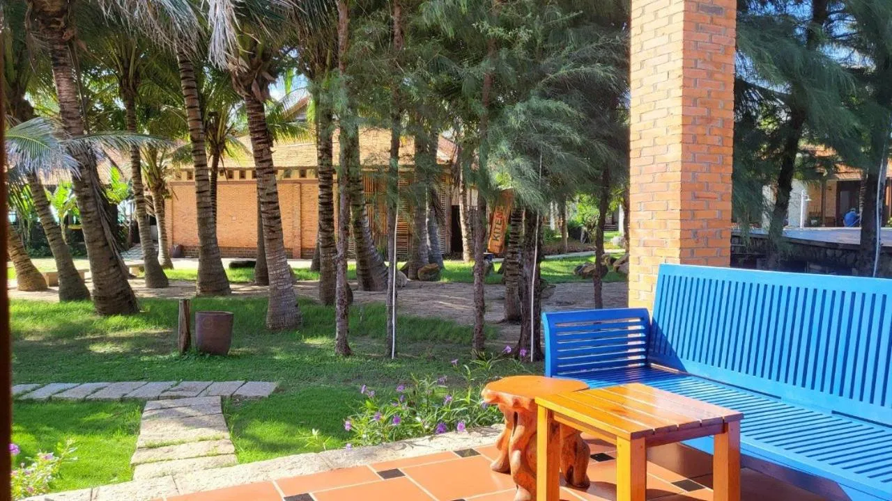 Garden view in Blue Shell Resort