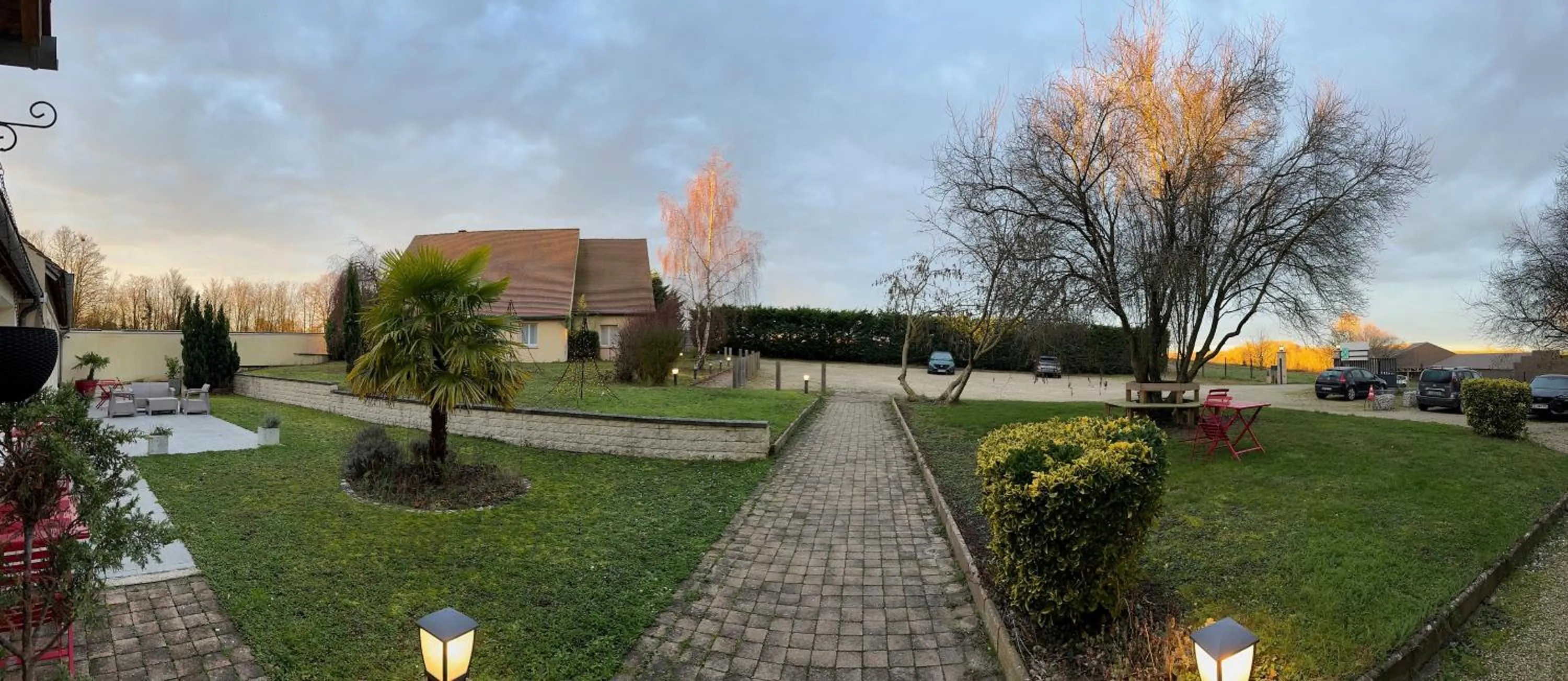 Garden in Hôtel HAPY