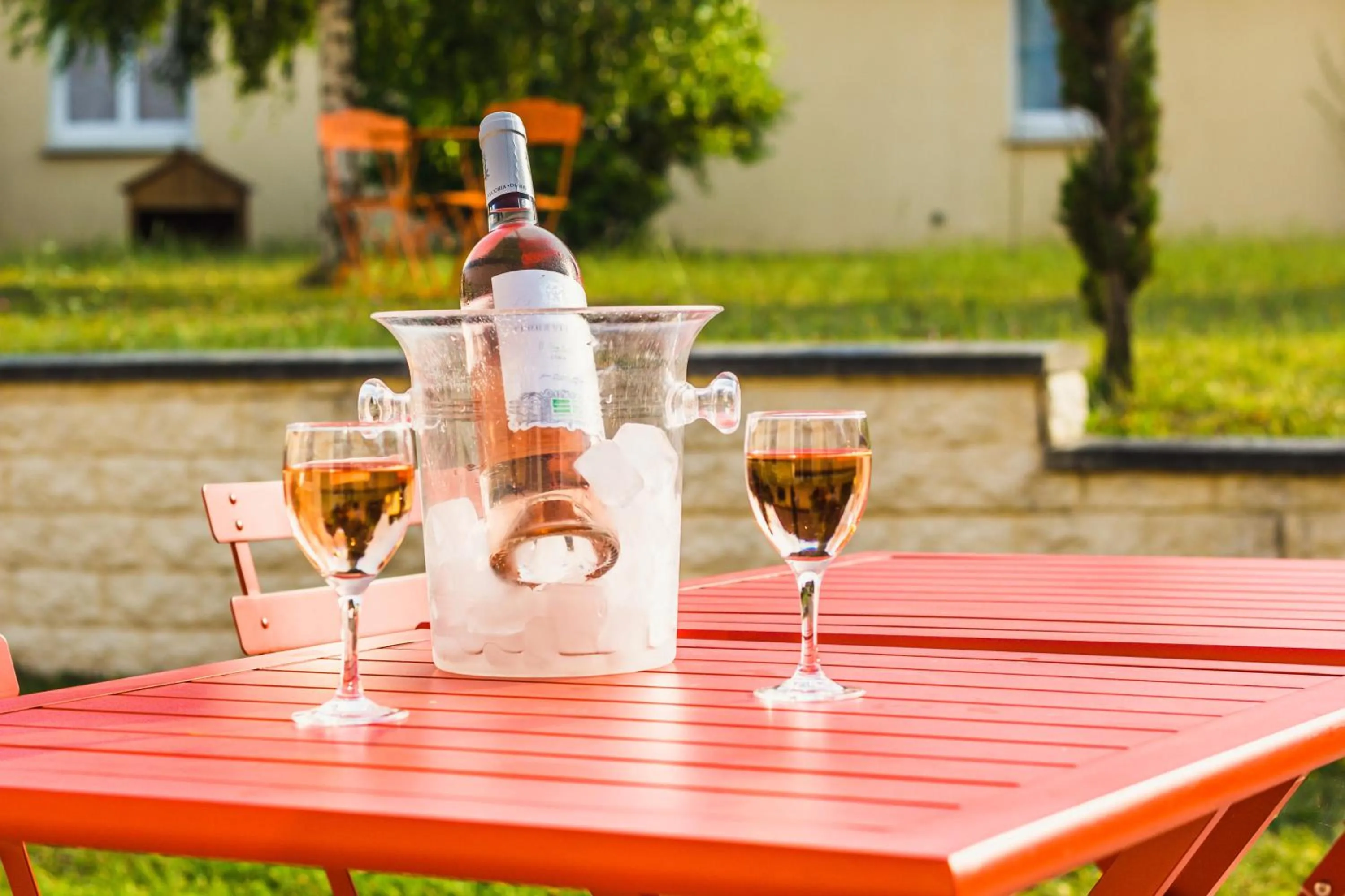 Patio in Hôtel HAPY