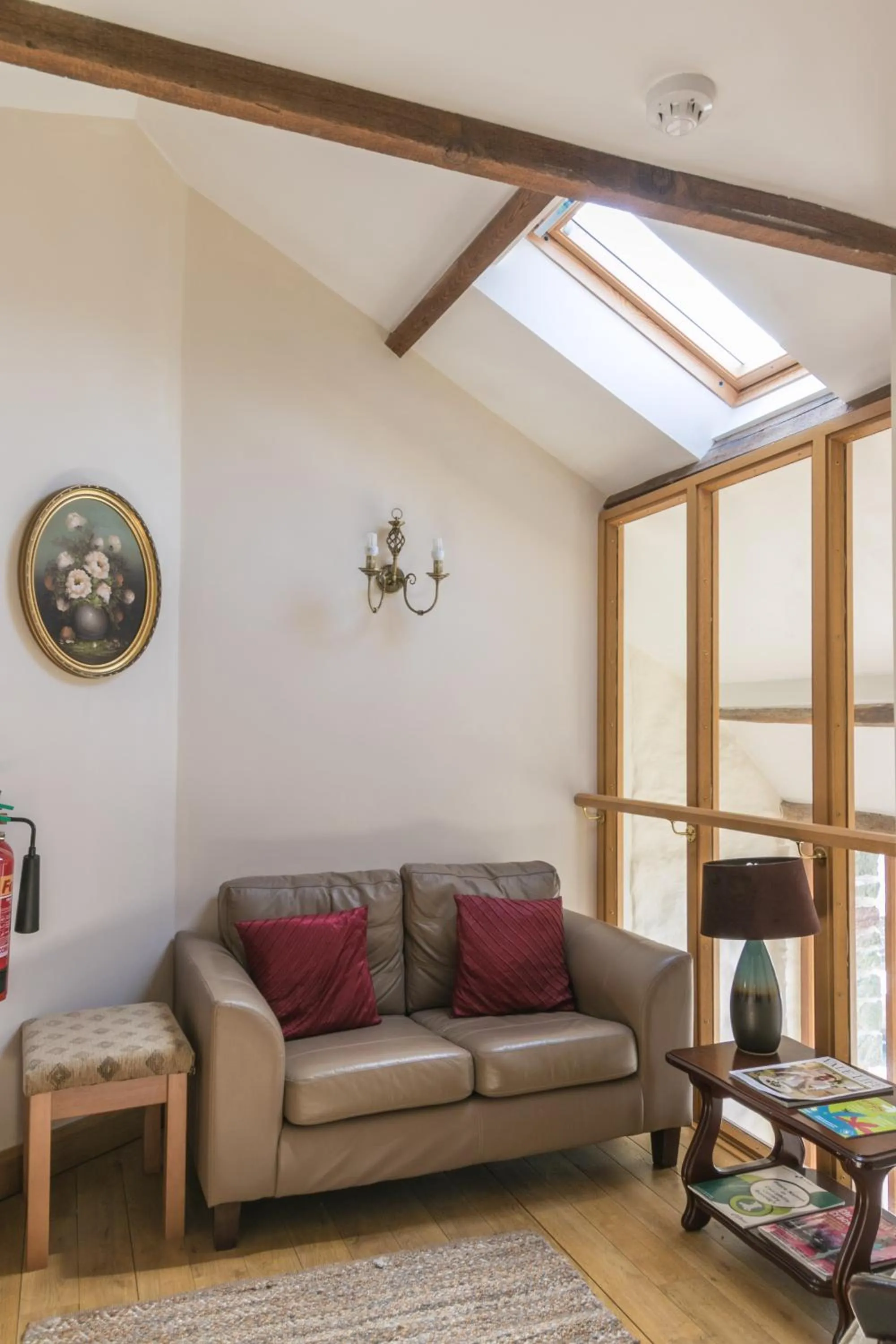 Seating area in The Barn B&B