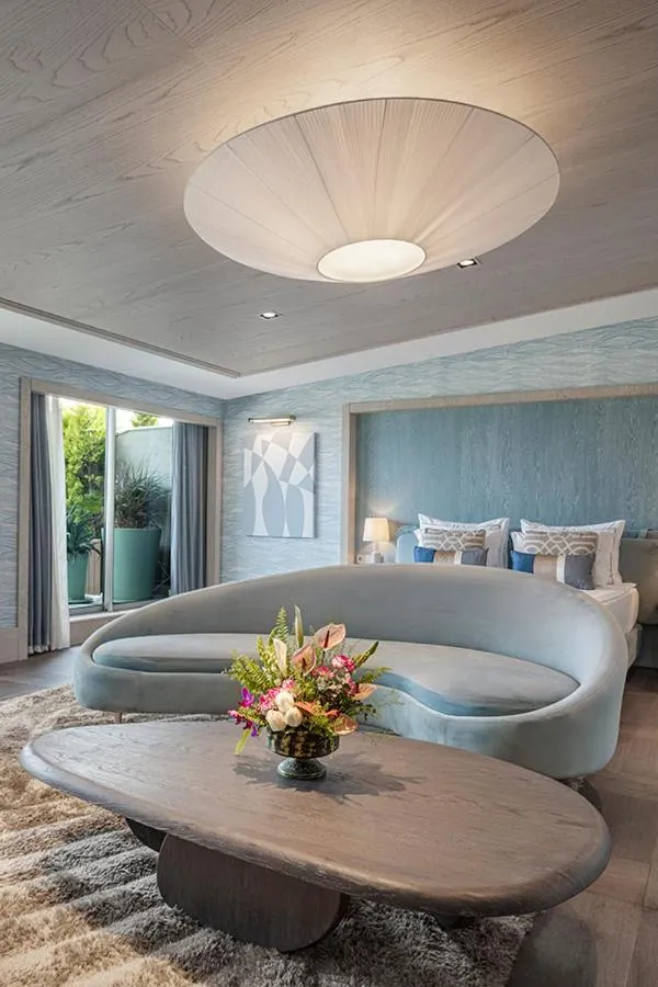 Seating area, Bed in Ela Excellence Resort Belek