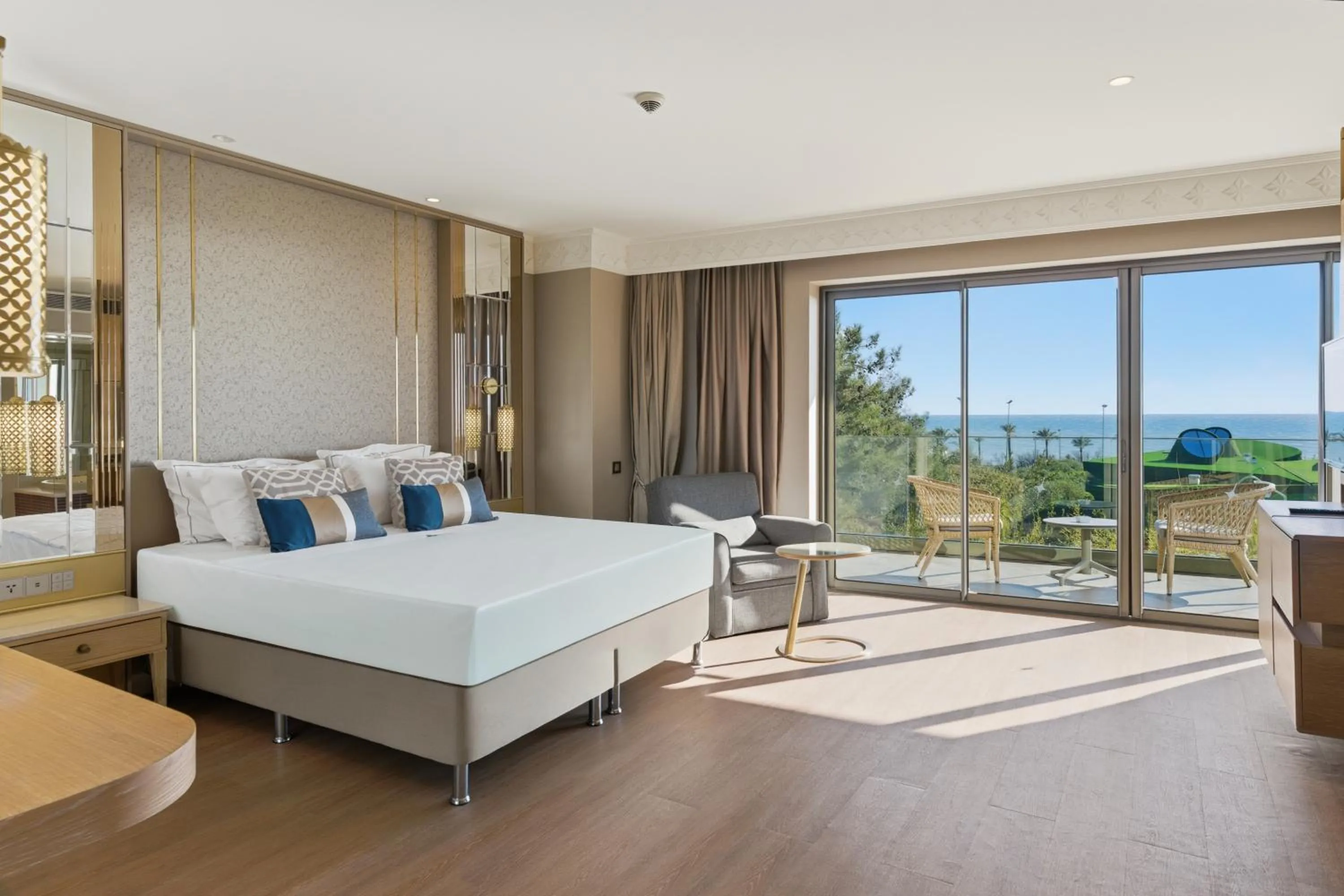 View (from property/room), Bed in Ela Excellence Resort Belek