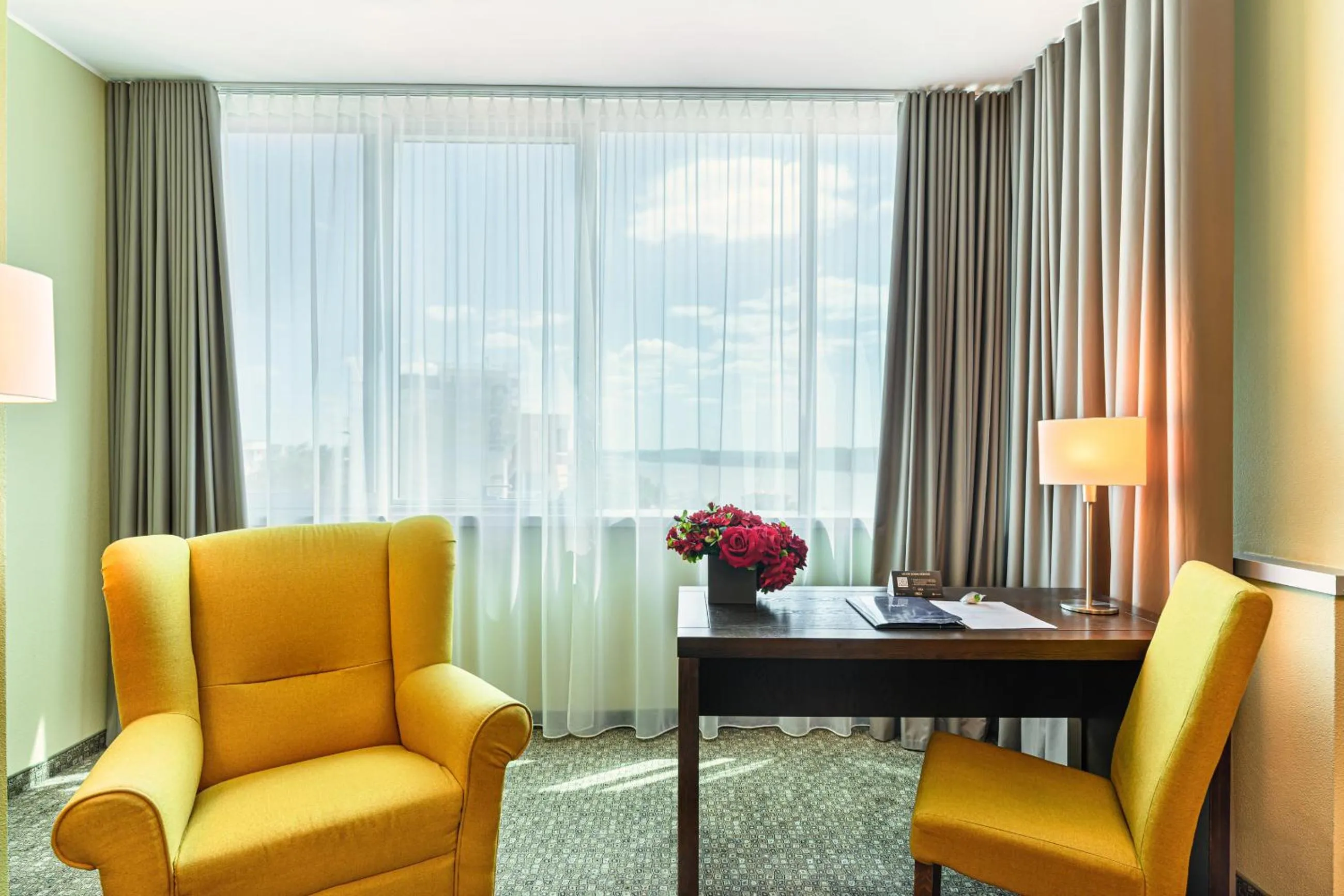 Seating area in Vega Hotel