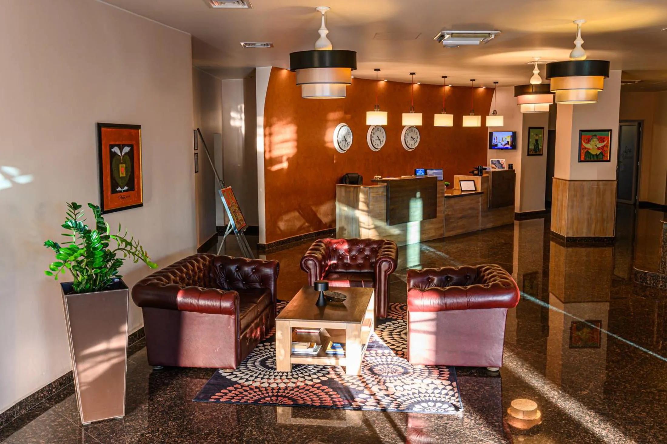 Lobby or reception in Vega Hotel