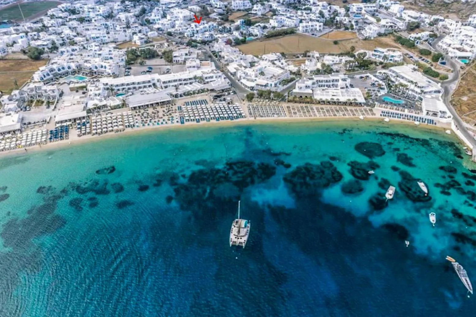 Property building in Cyclades Blue