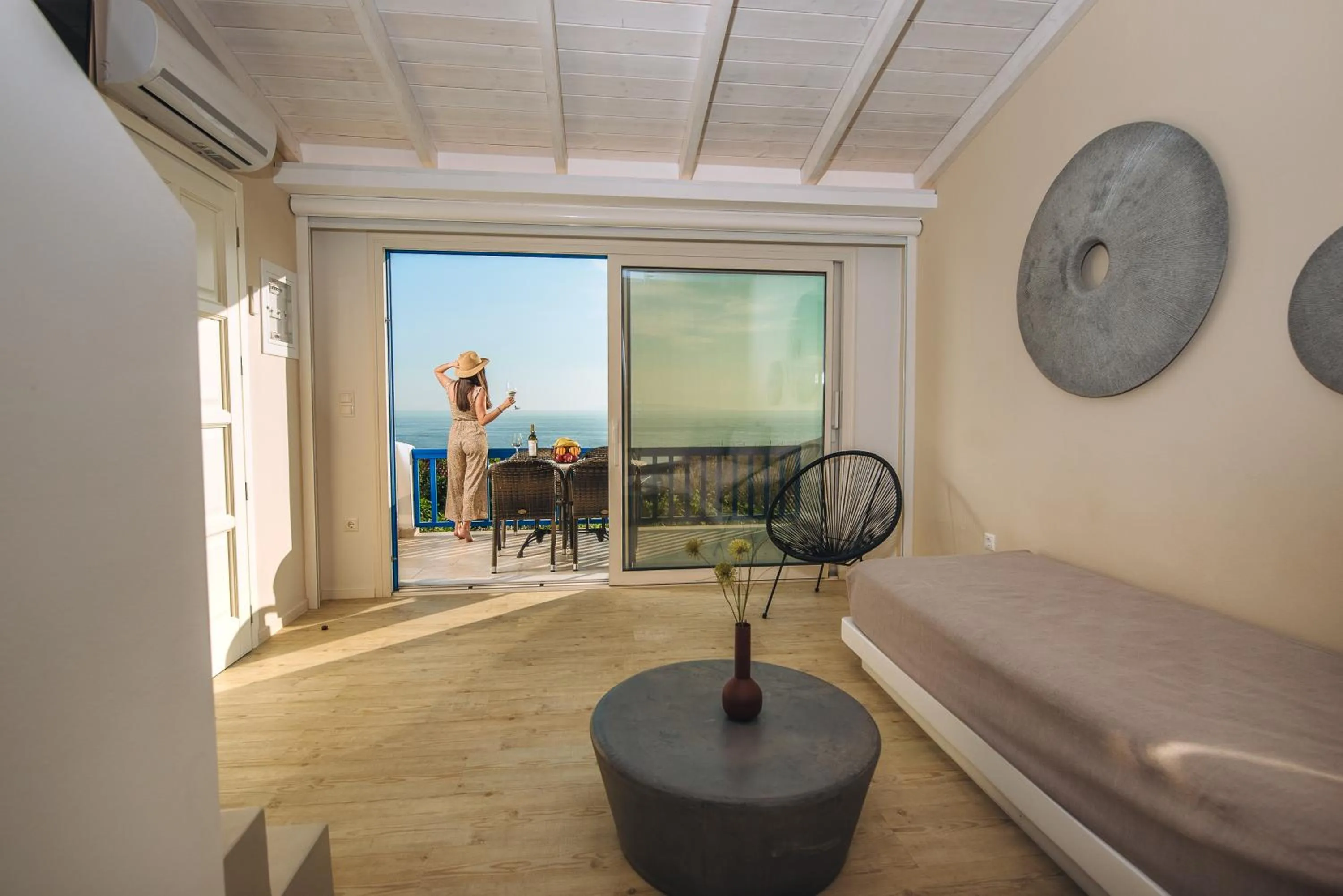 Living room, Bed in Blue Bay Resort Village