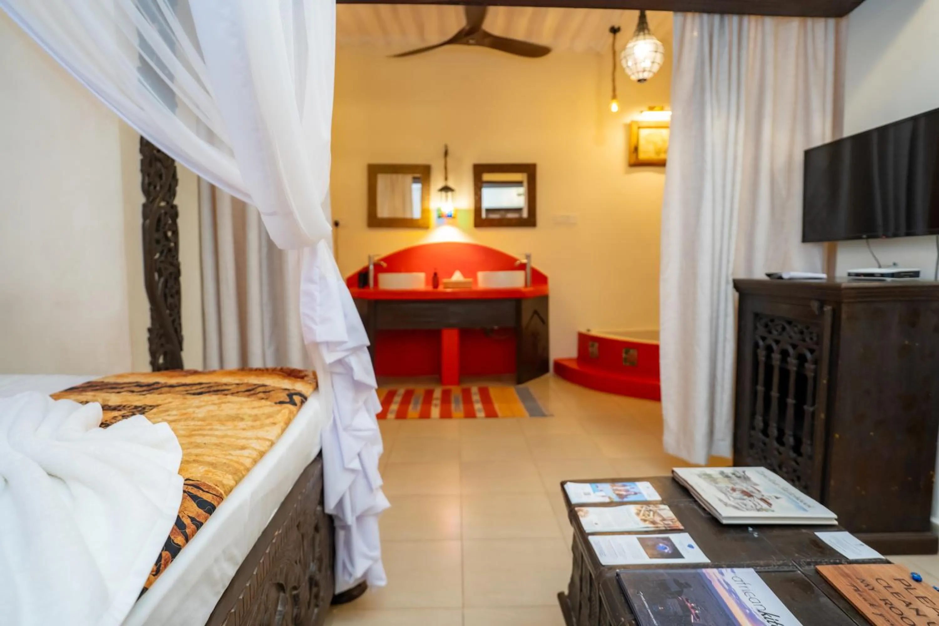 Bed in Jafferji House