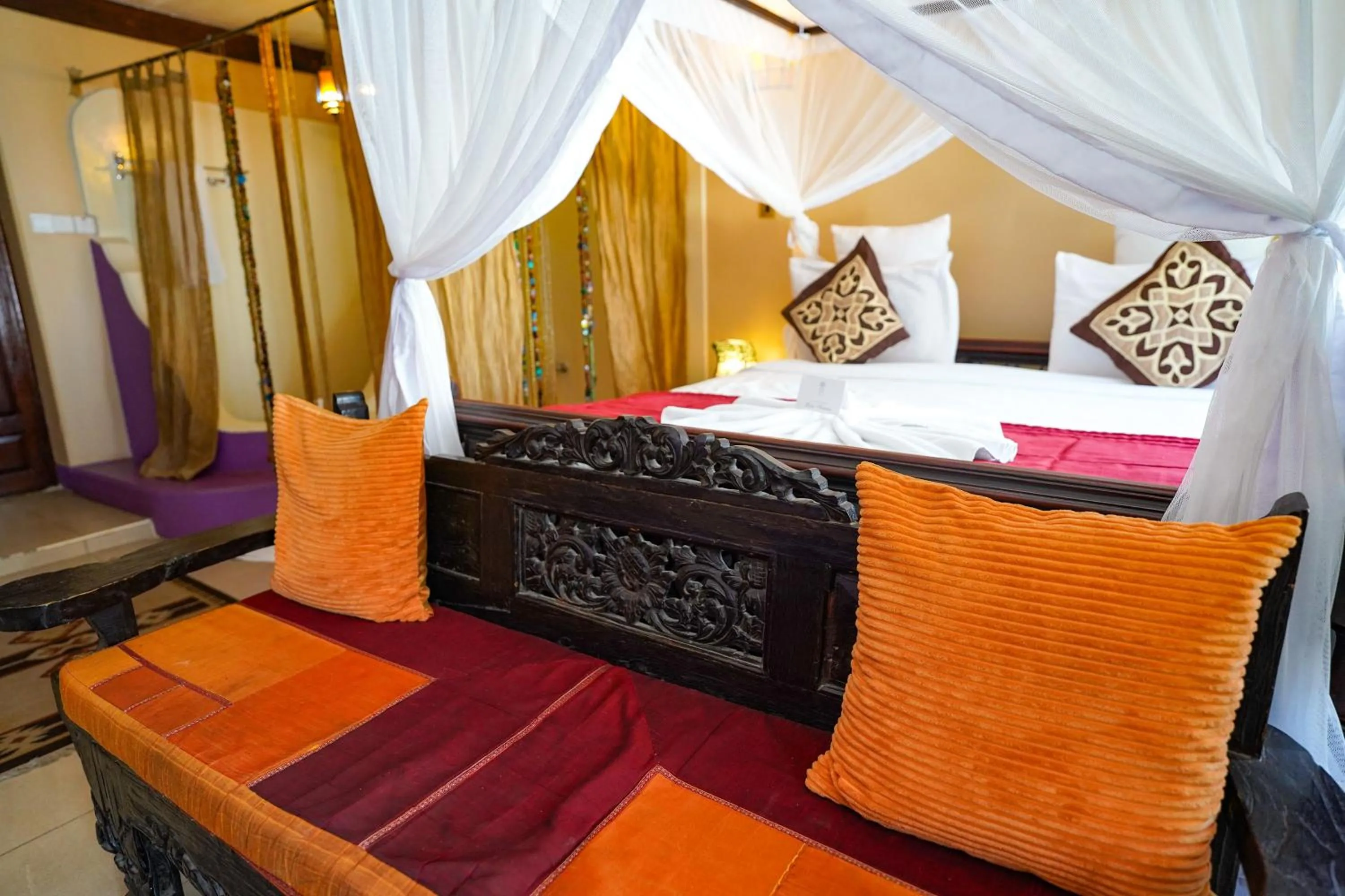 Bed in Jafferji House