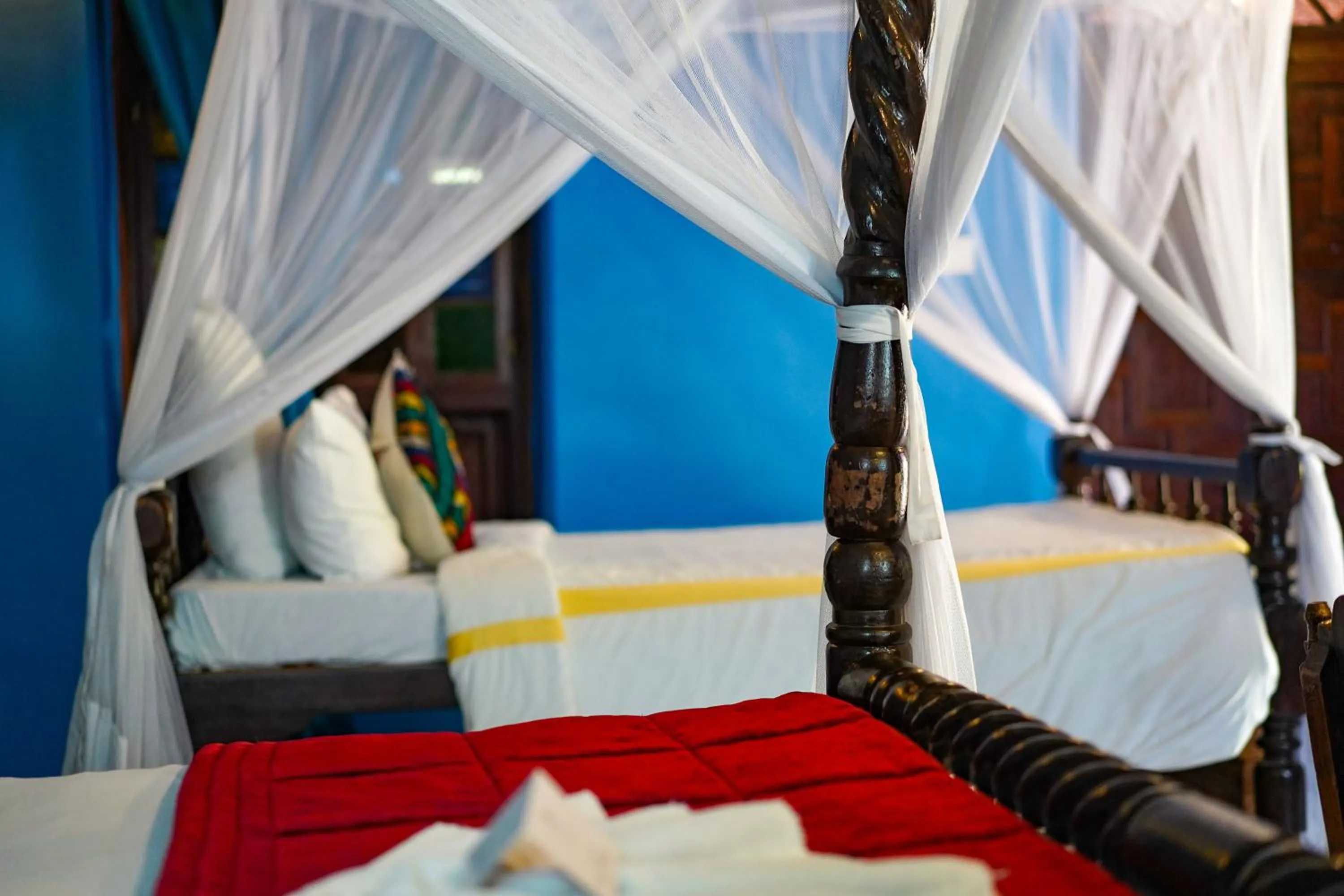 Bed in Jafferji House