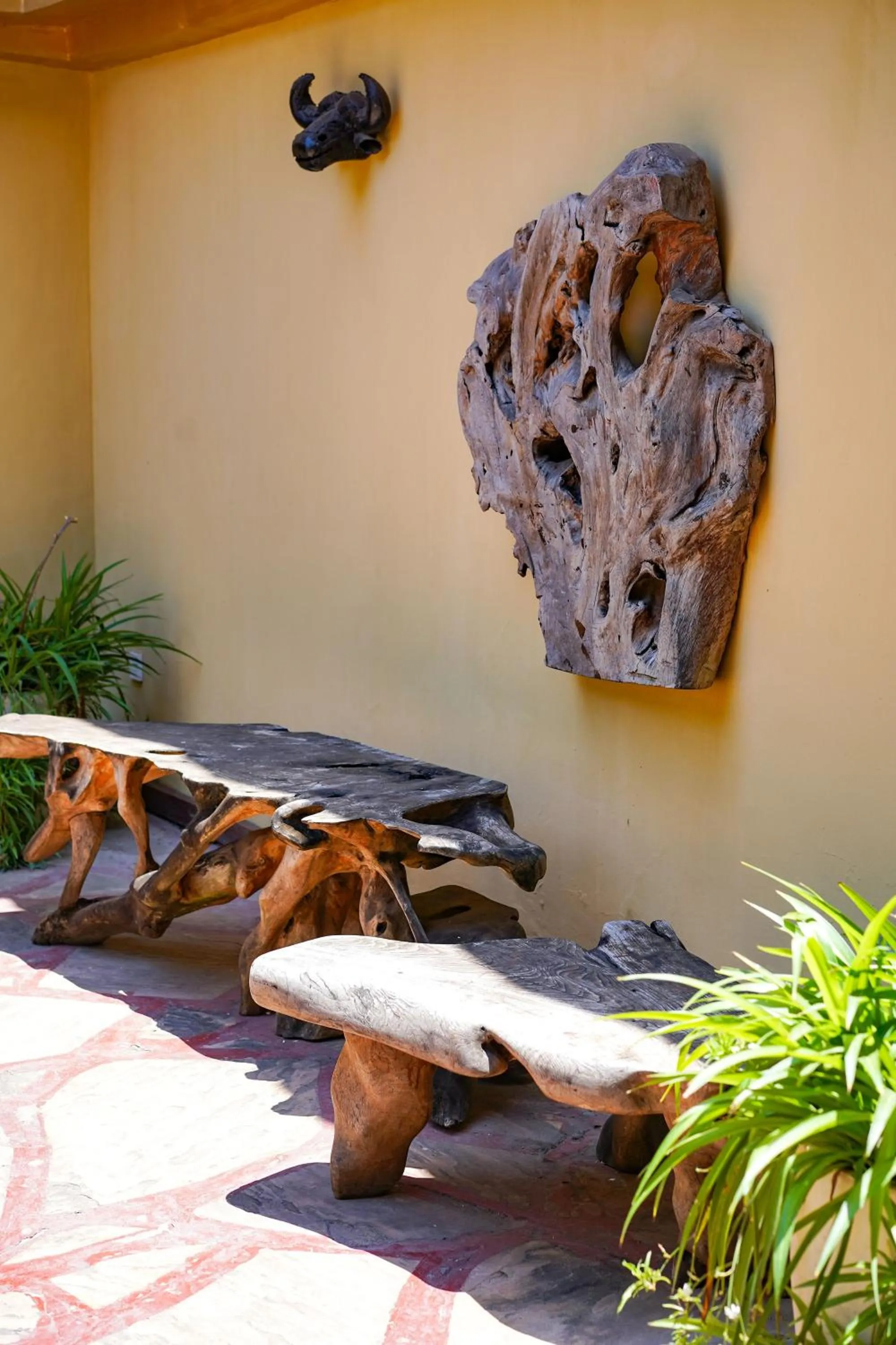 Decorative detail in Jafferji House