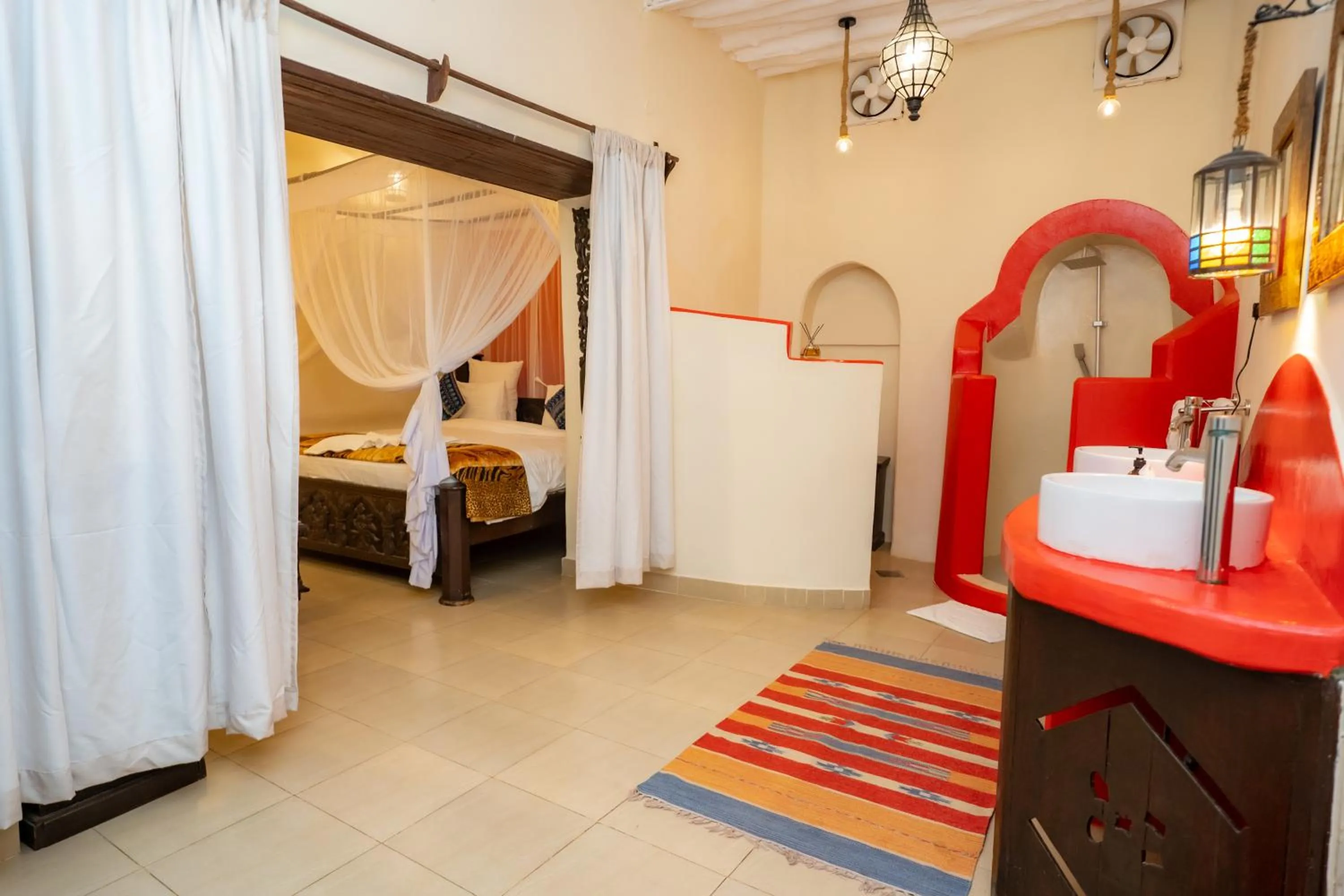 Bed in Jafferji House