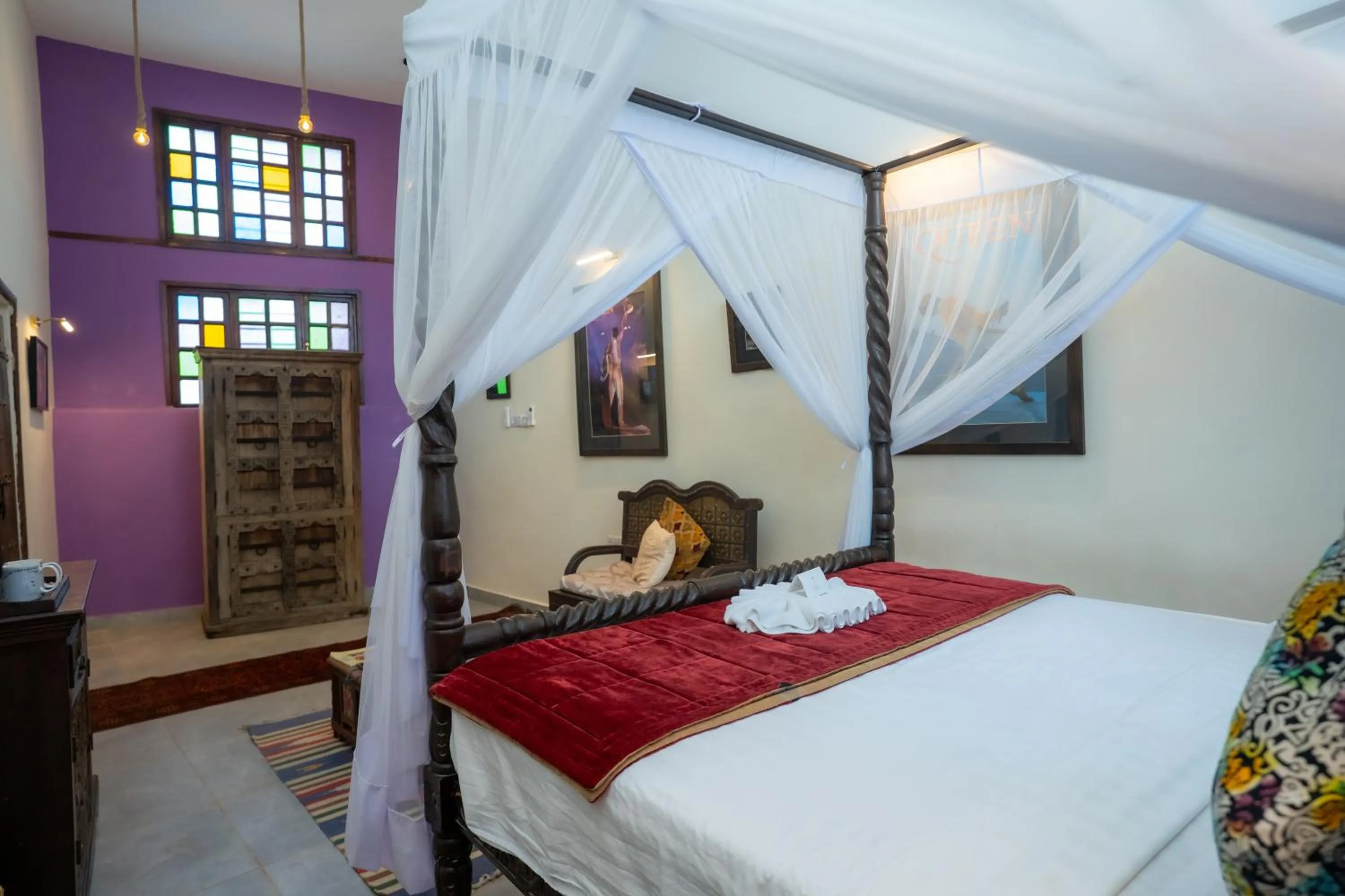 Bed in Jafferji House