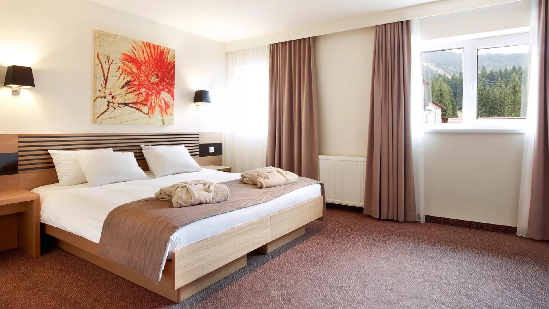 Bed in Ana Hotels Sport Poiana Brasov