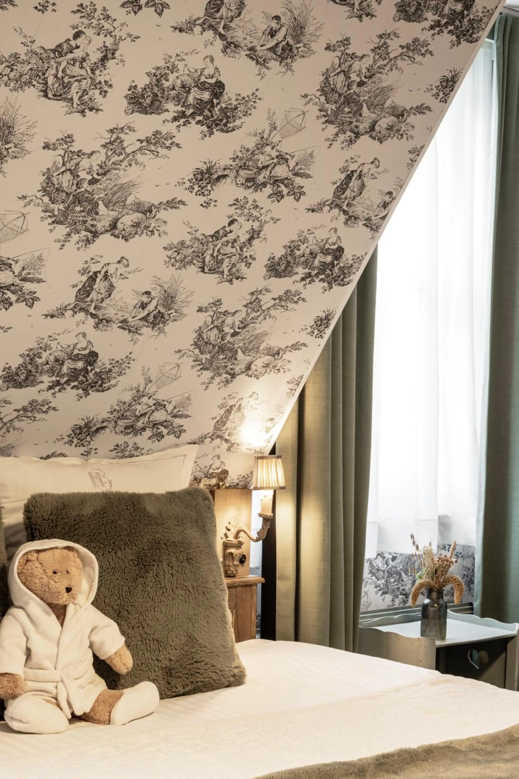 Decorative detail, Bed in Hotel Biskajer by CW Hotel Collection