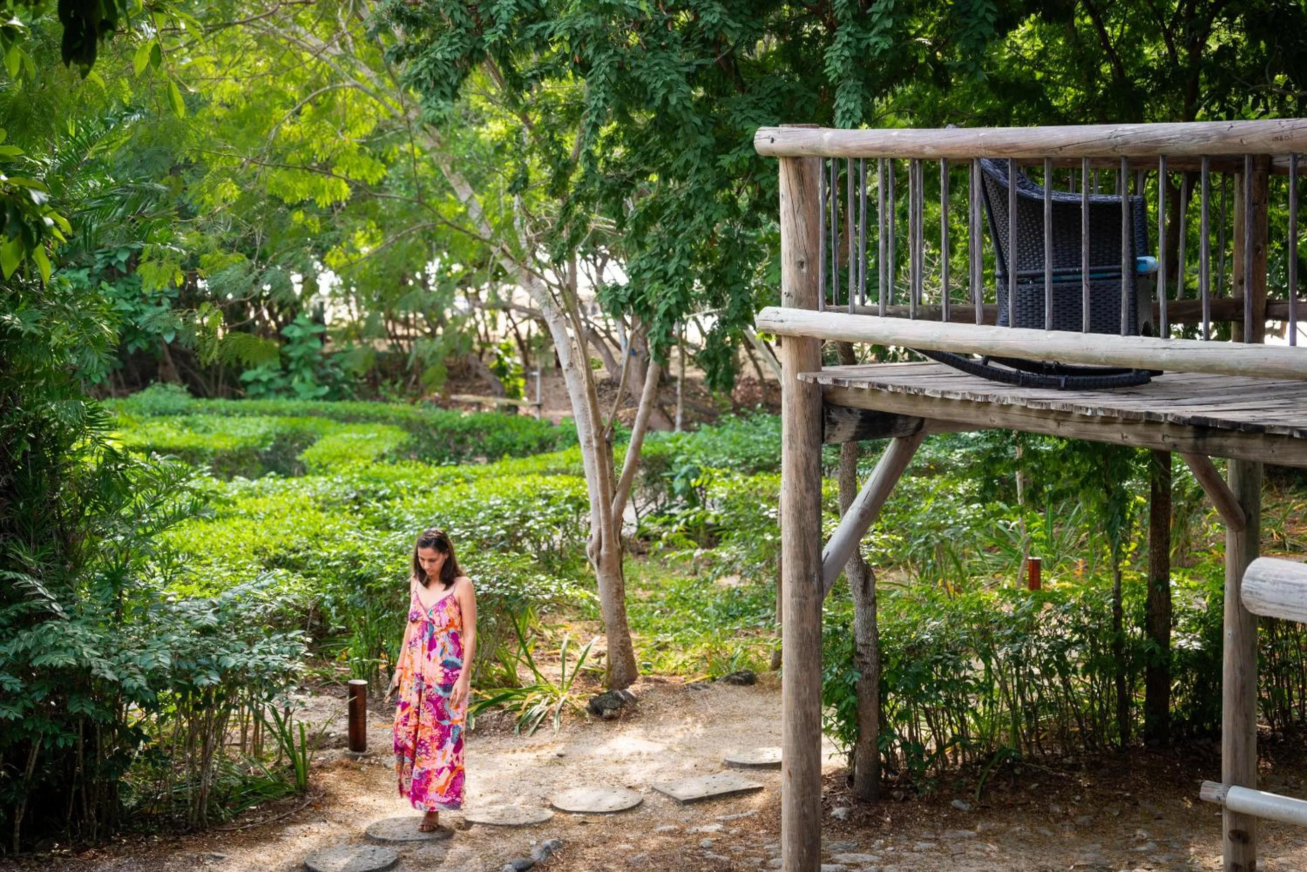 Garden in Hotel Playa Manglares Isla Baru