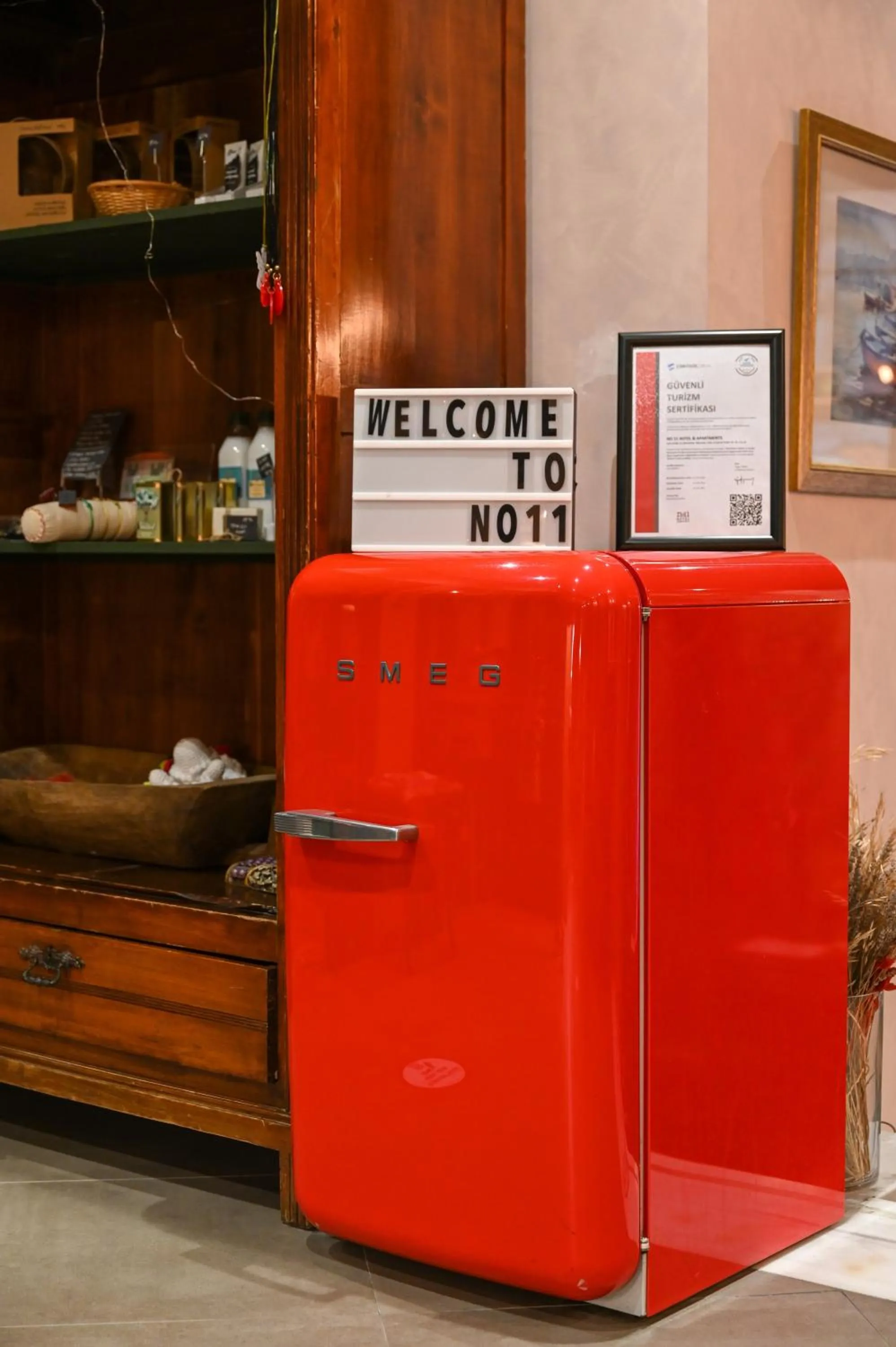 Lobby or reception in No11 Hotel & Apartments