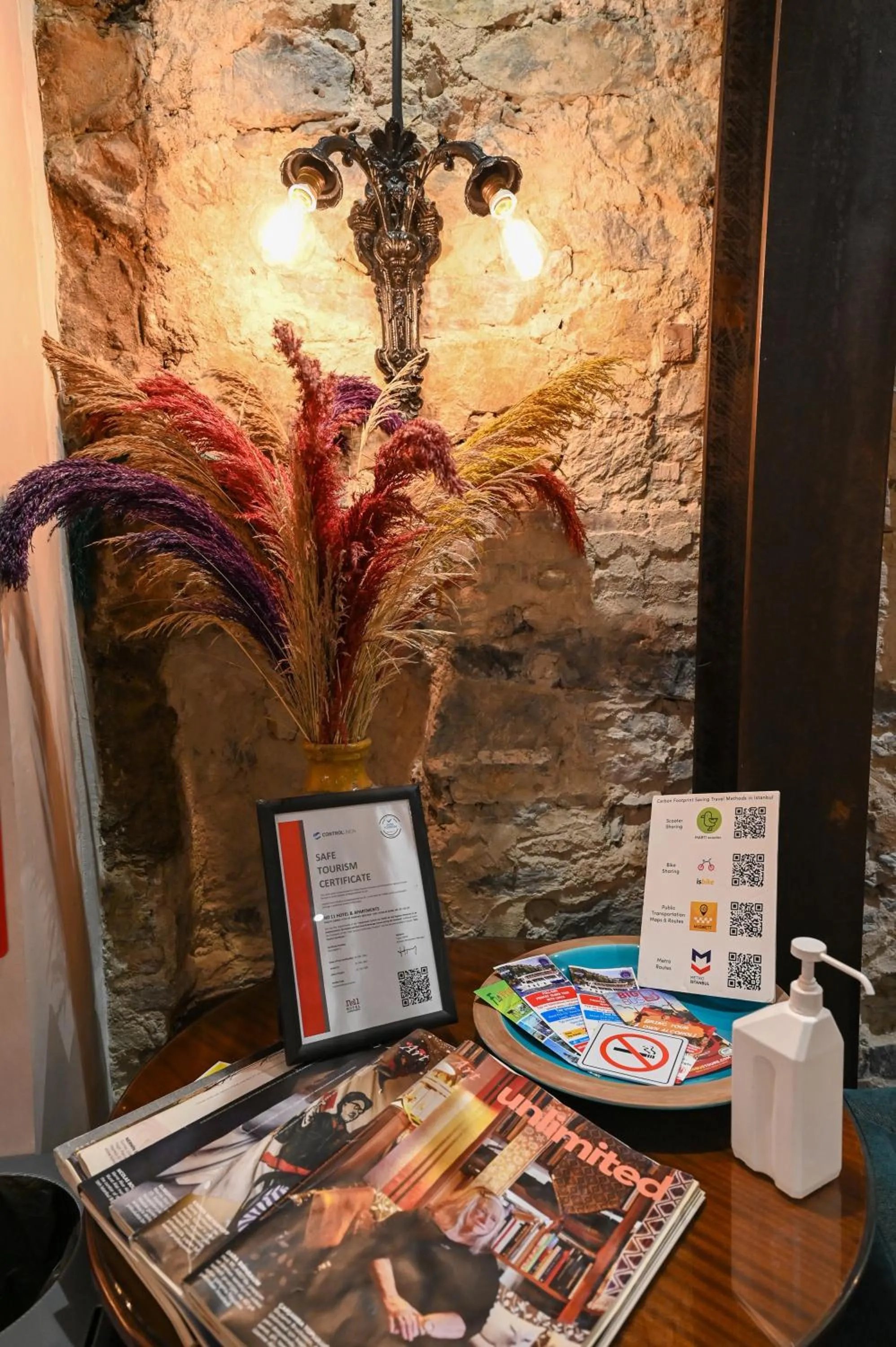 Decorative detail in No11 Hotel & Apartments