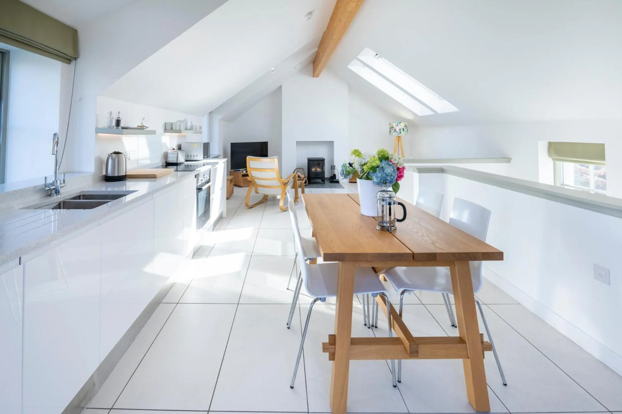 Kitchen or kitchenette in Portavadie Loch Fyne Scotland