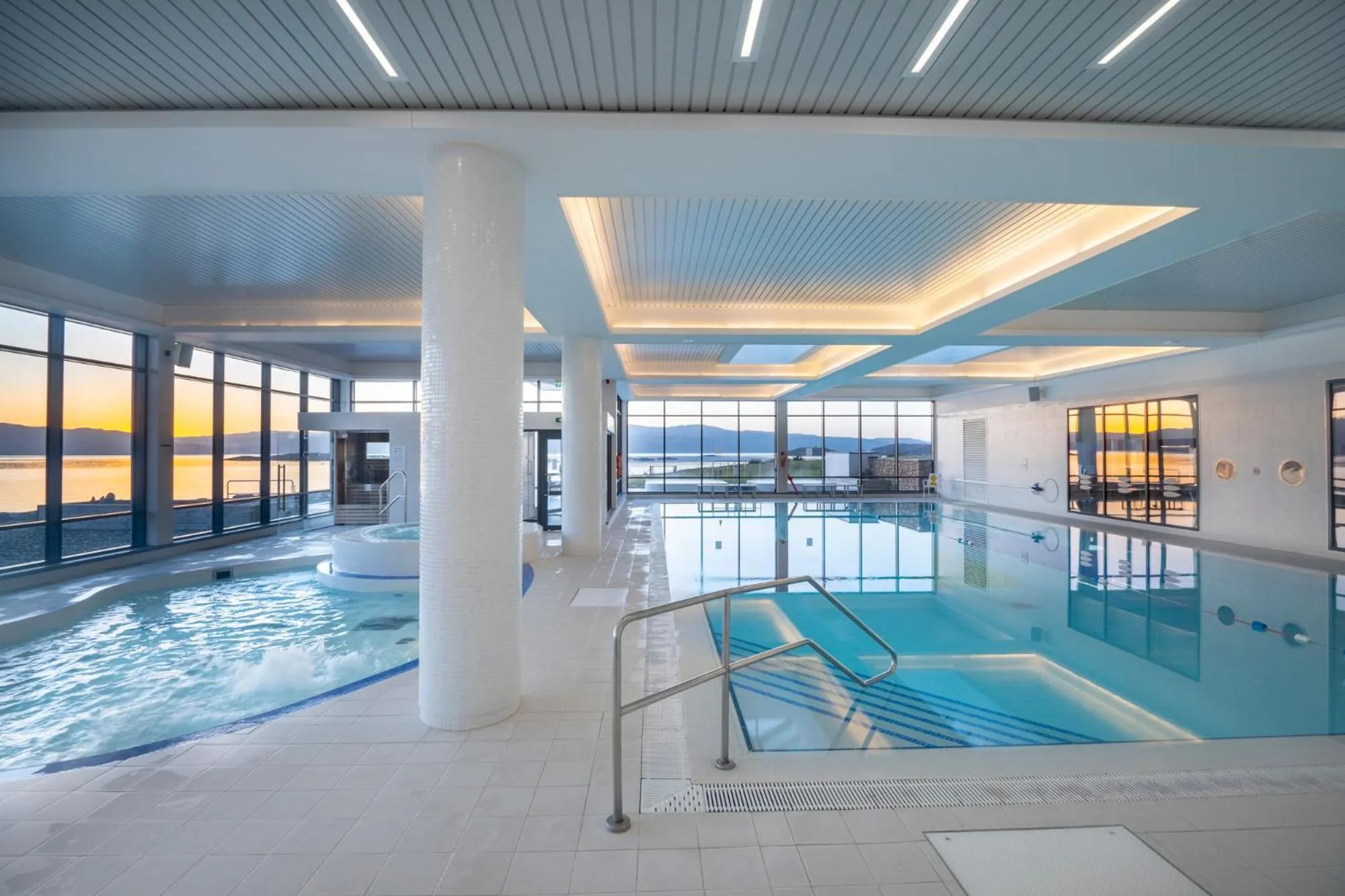 Swimming pool in Portavadie Loch Fyne Scotland