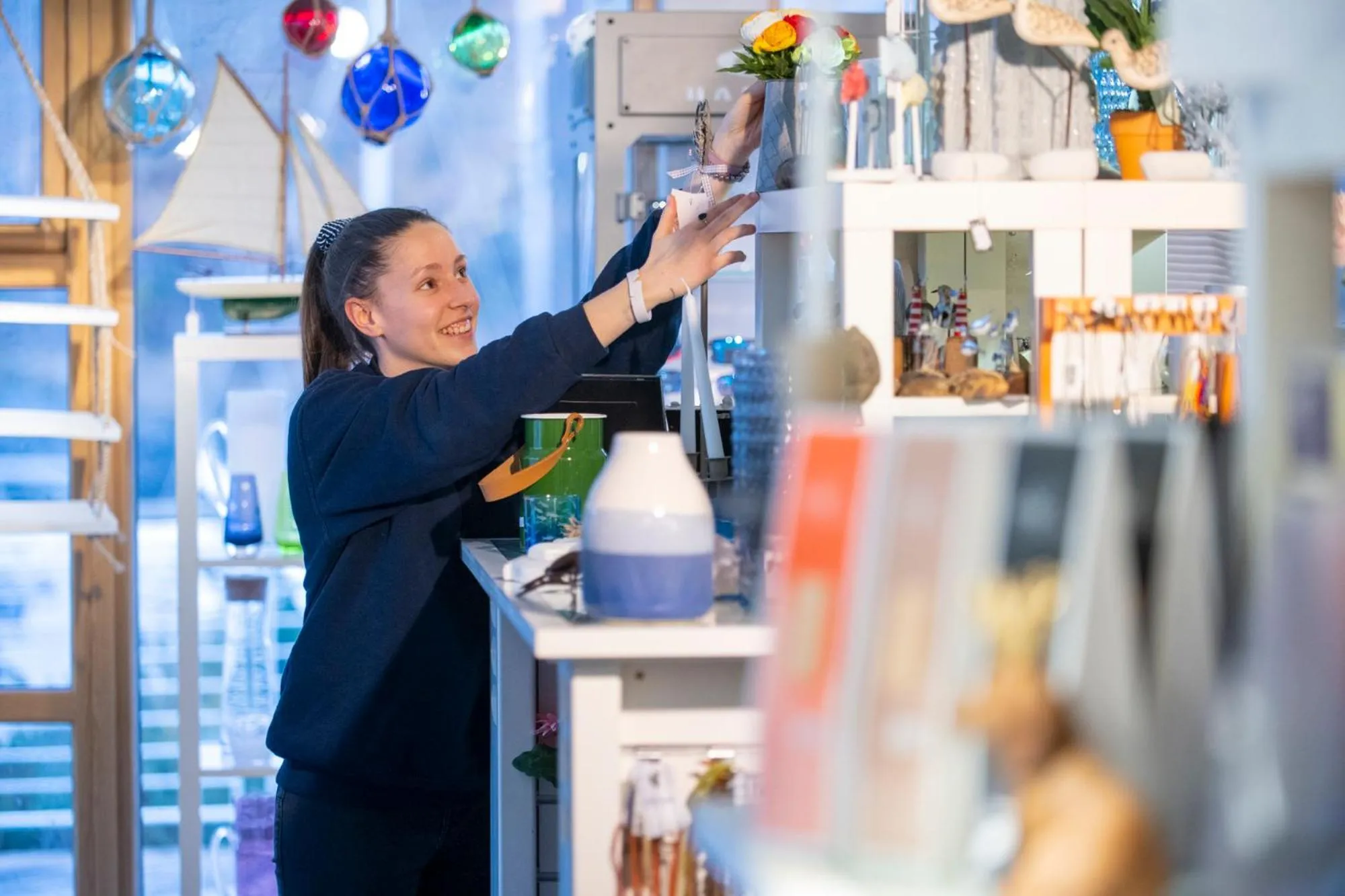 On-site shops in Portavadie Loch Fyne Scotland