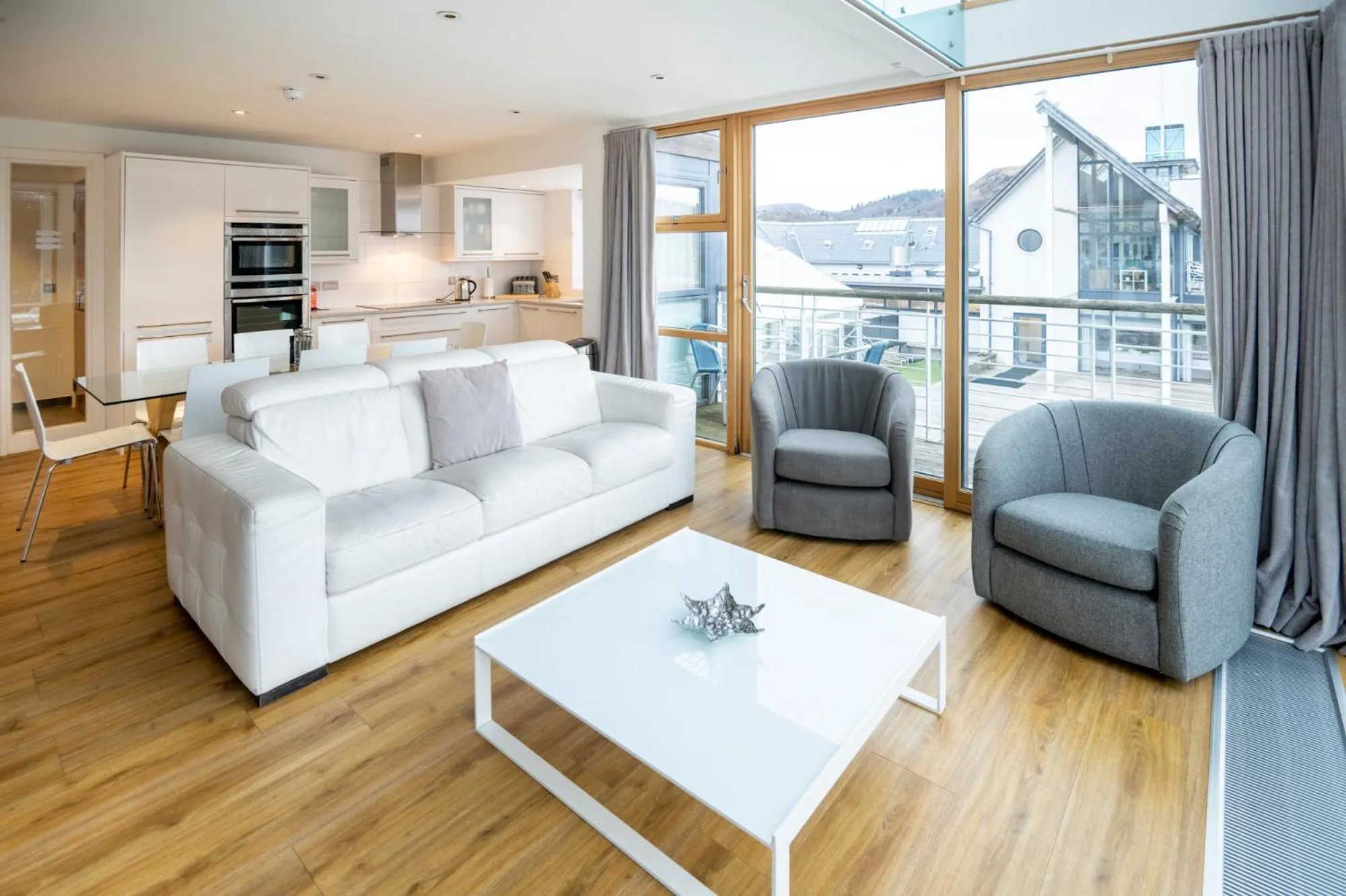 Kitchen or kitchenette in Portavadie Loch Fyne Scotland