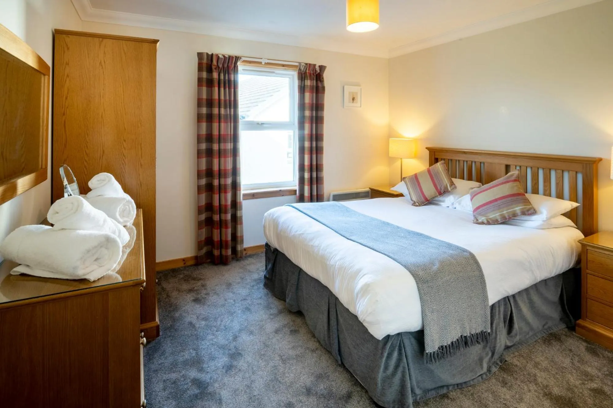 Bedroom, Bed in Portavadie Loch Fyne Scotland