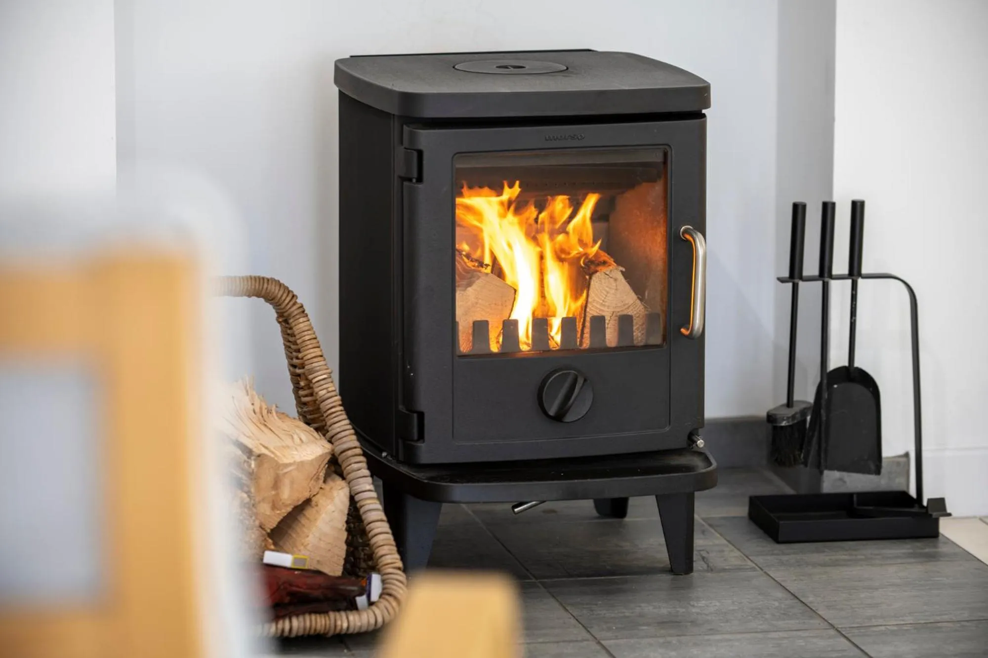 fireplace in Portavadie Loch Fyne Scotland