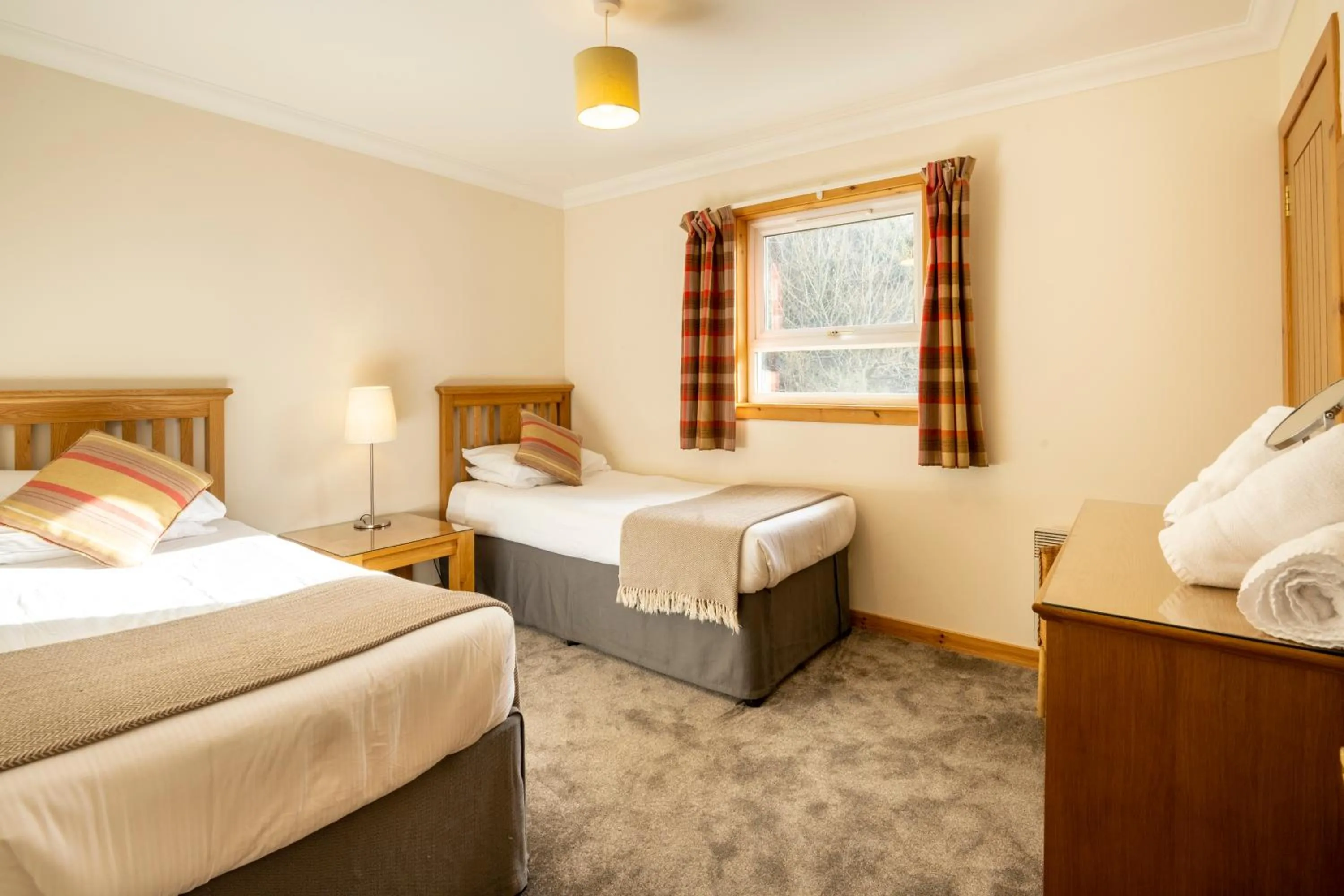 Bedroom, Bed in Portavadie Loch Fyne Scotland