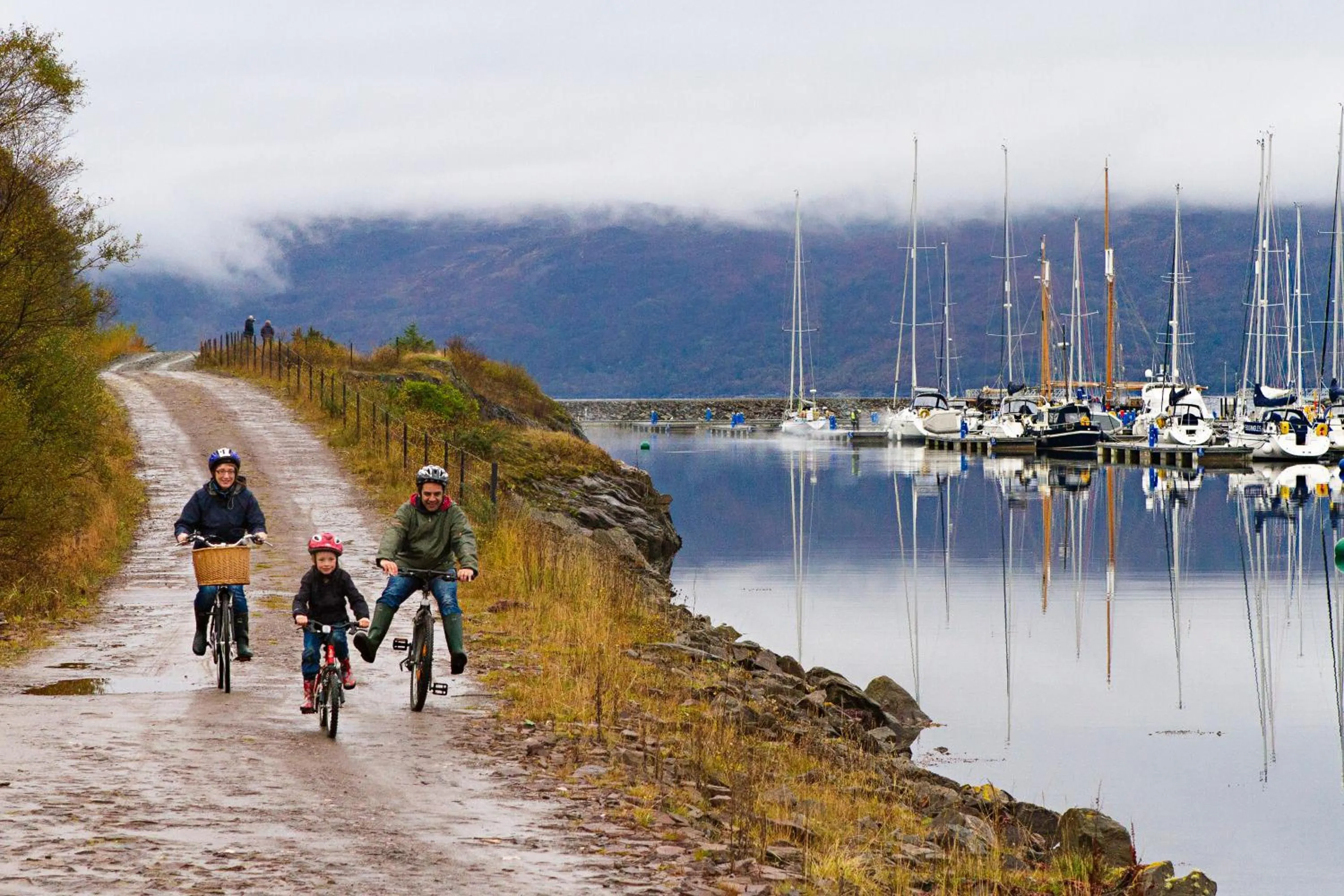 Area and facilities in Portavadie Loch Fyne Scotland
