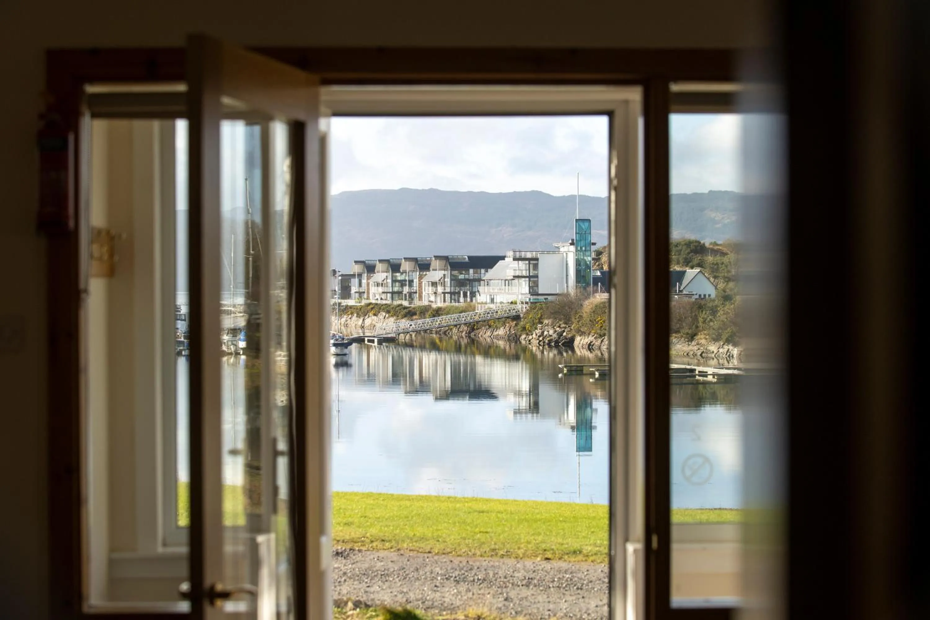 Lake view in Portavadie Loch Fyne Scotland