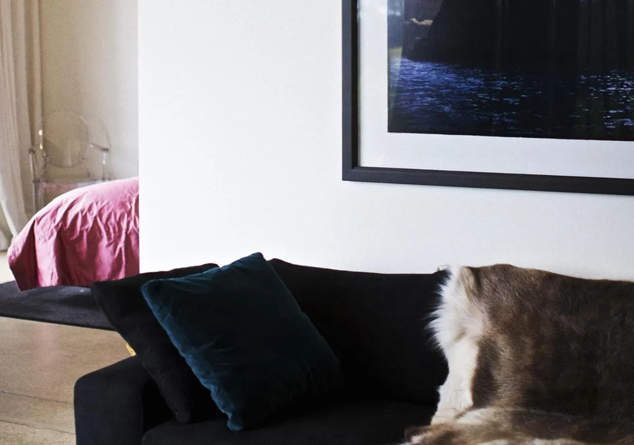 Seating area, Bed in Port Phillip Estate