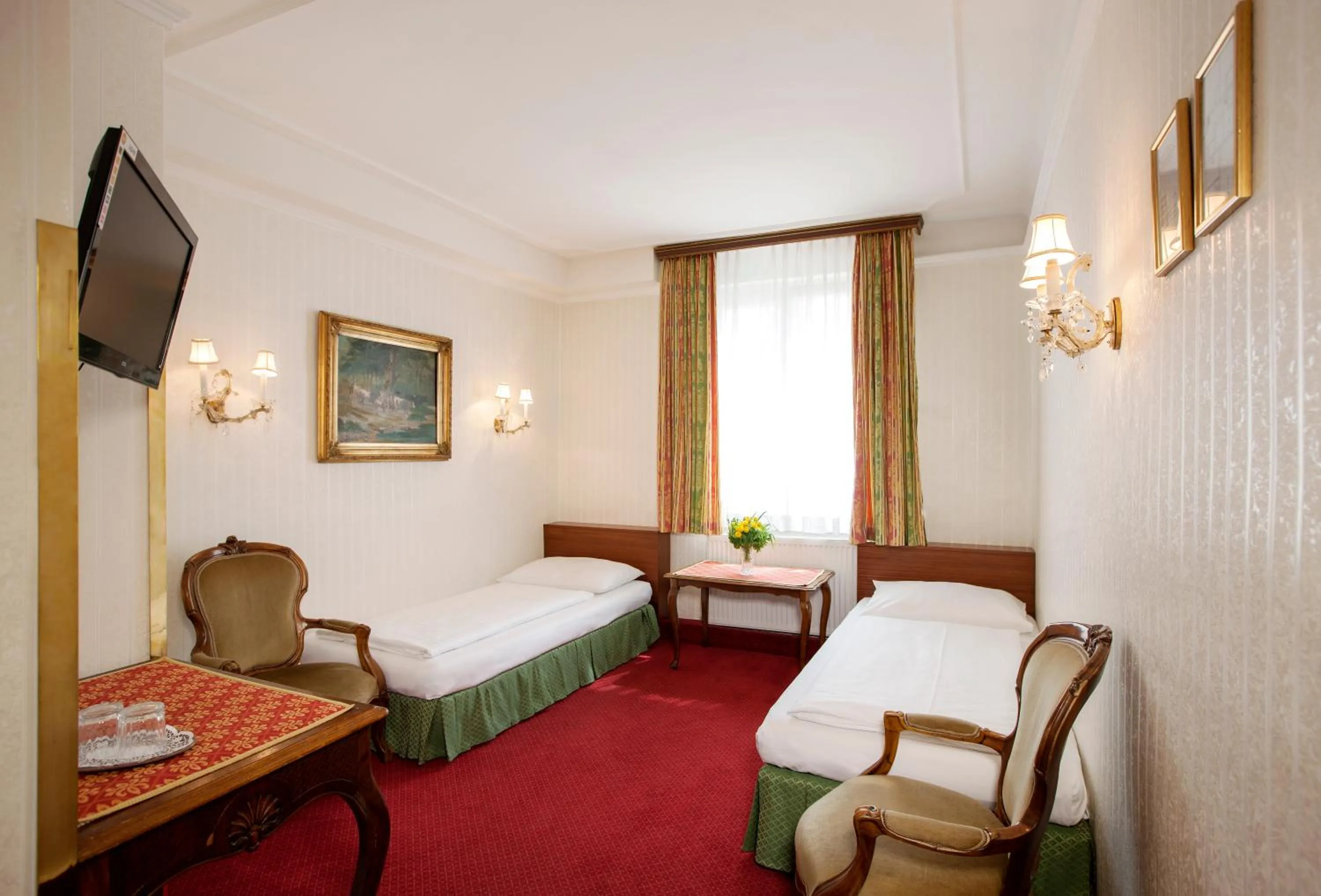 Day, Bed in Hotel Pension Suzanne