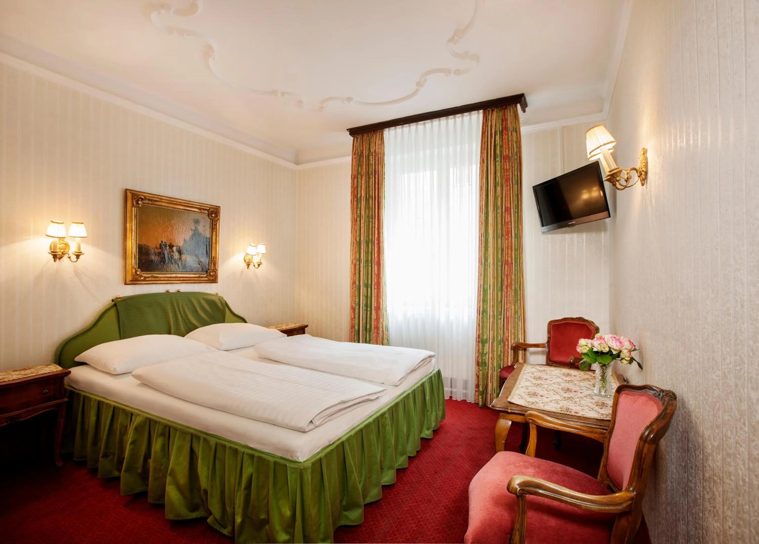 Day, Bed in Hotel Pension Suzanne