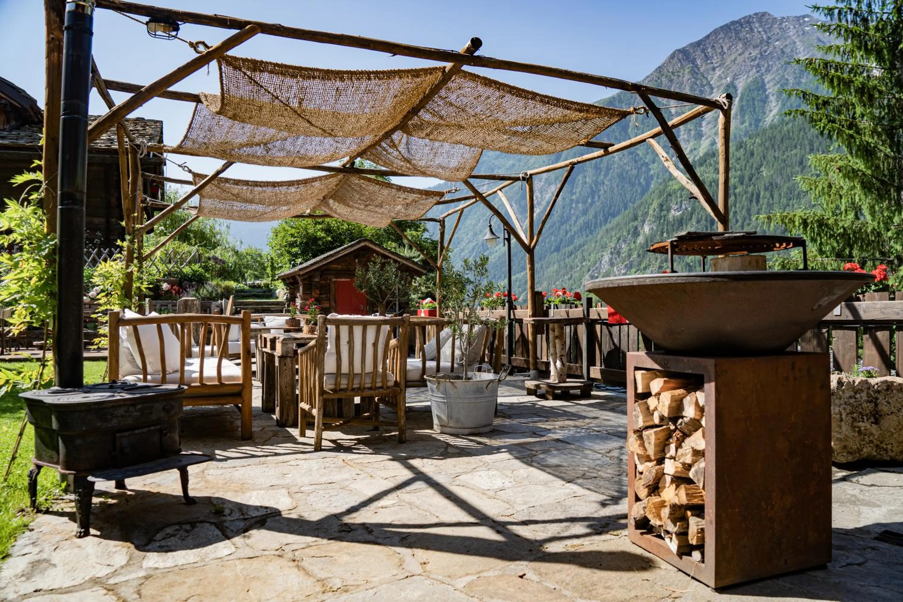 Garden in Chalet Svizzero