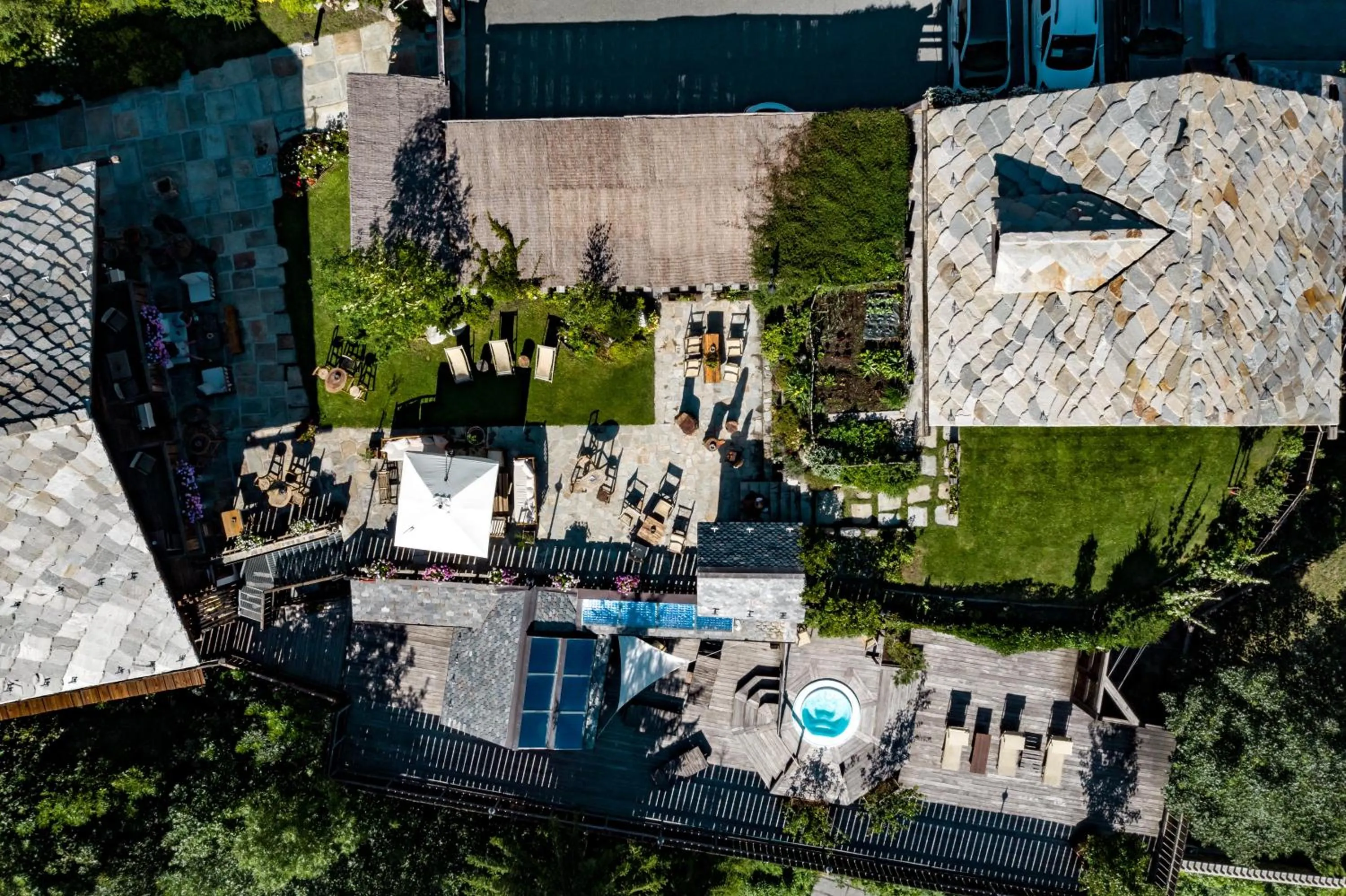 Bird's eye view in Chalet Svizzero