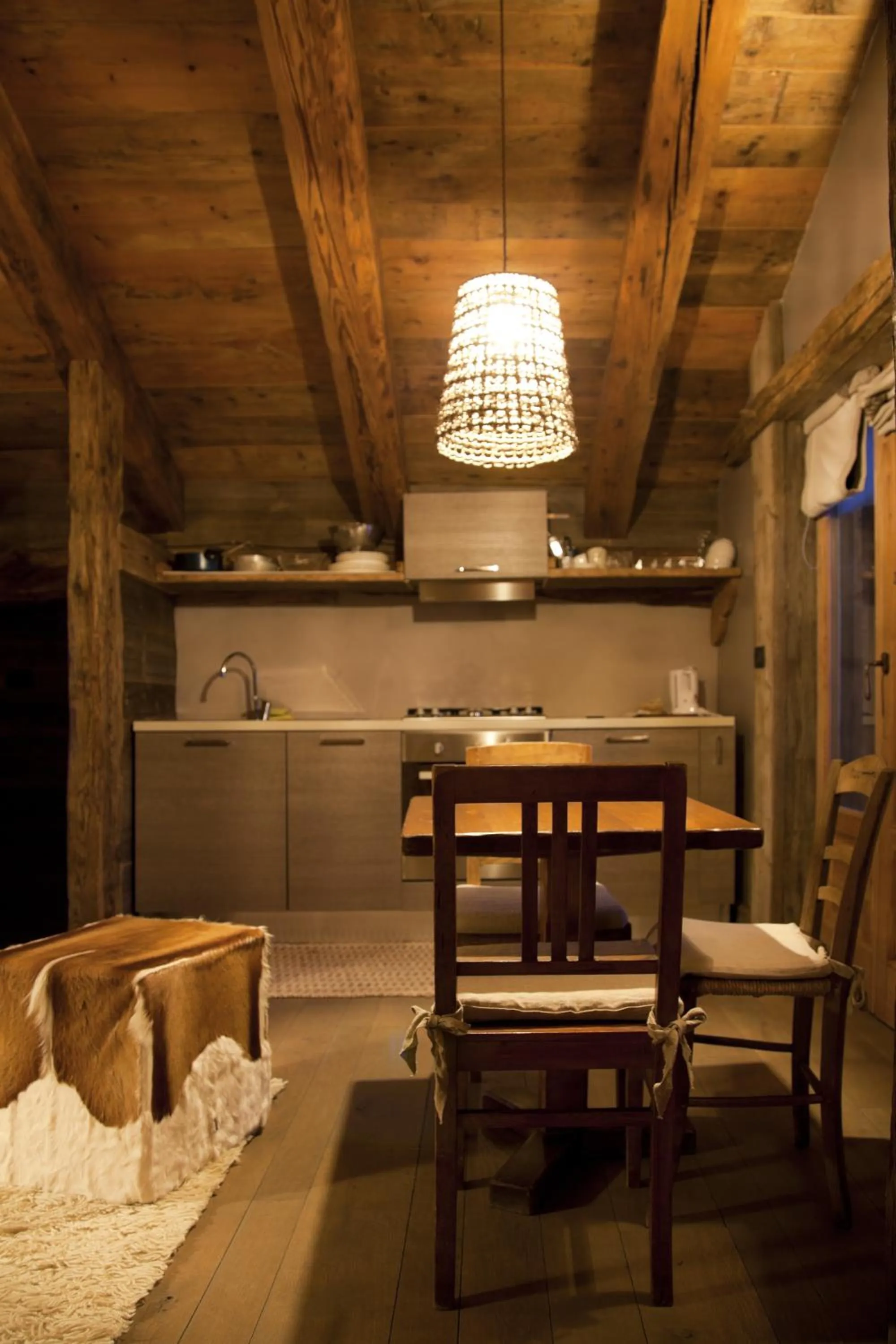 Kitchen or kitchenette in Chalet Svizzero