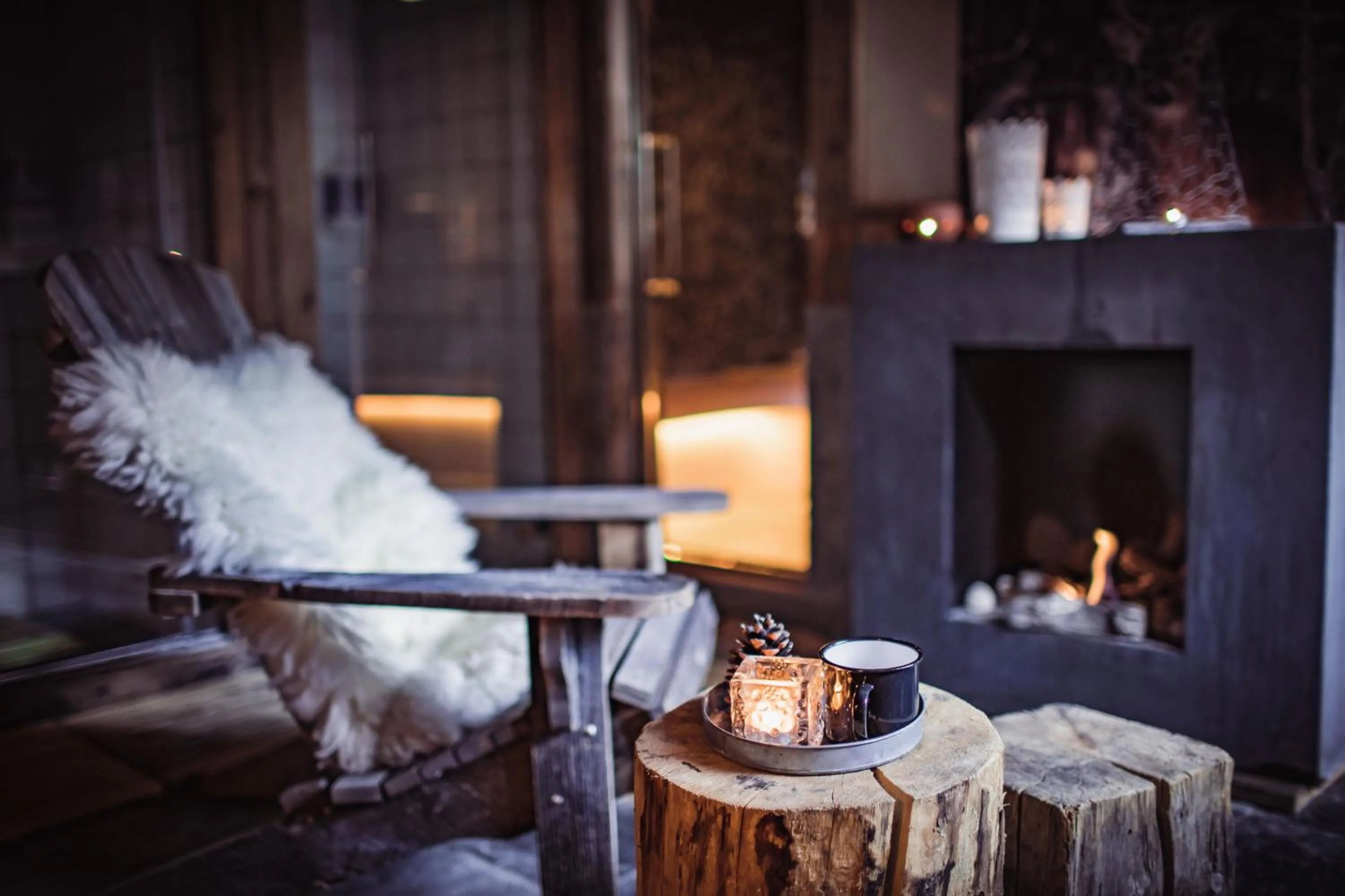 Living room in Chalet Svizzero