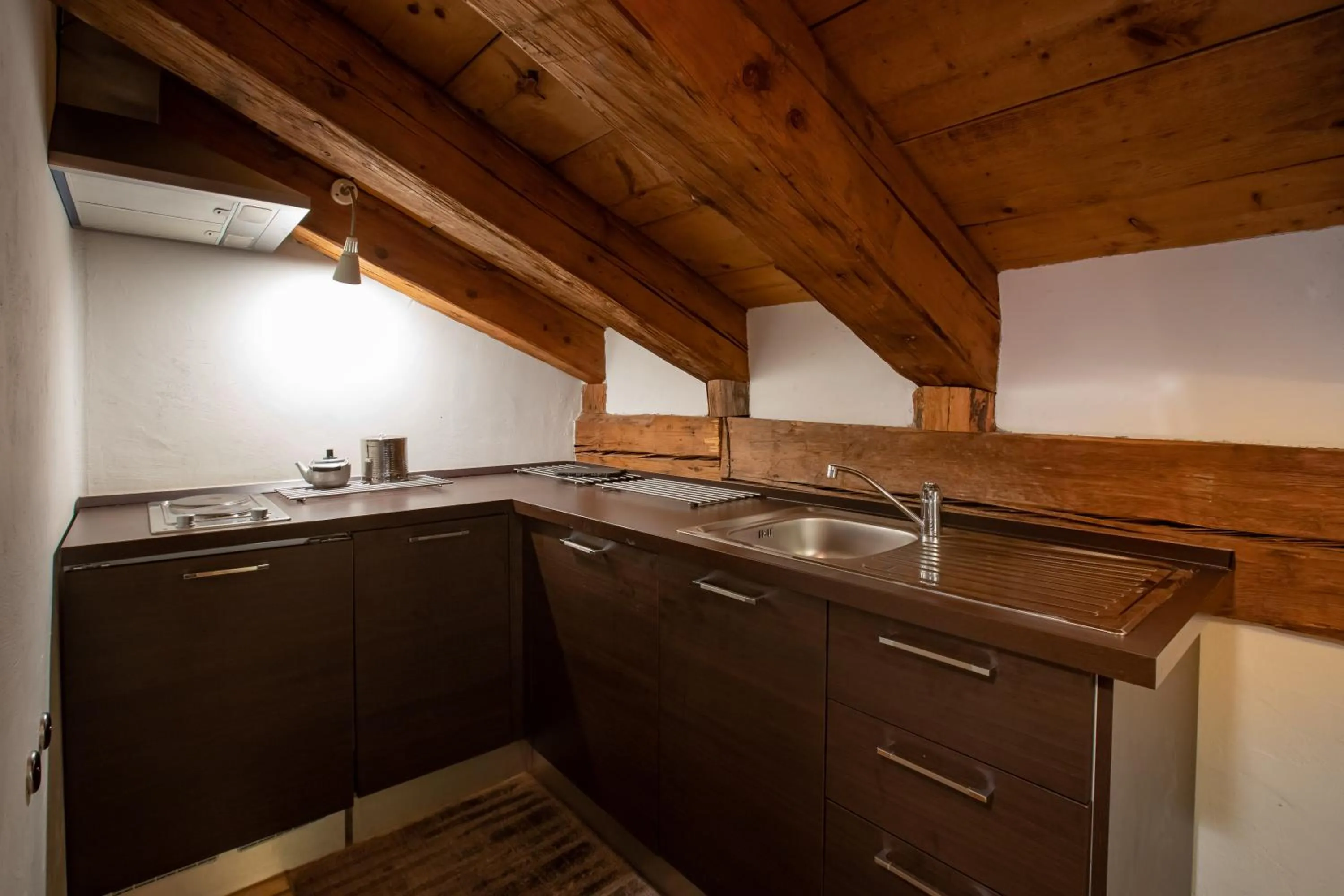 Kitchen or kitchenette in Chalet Svizzero