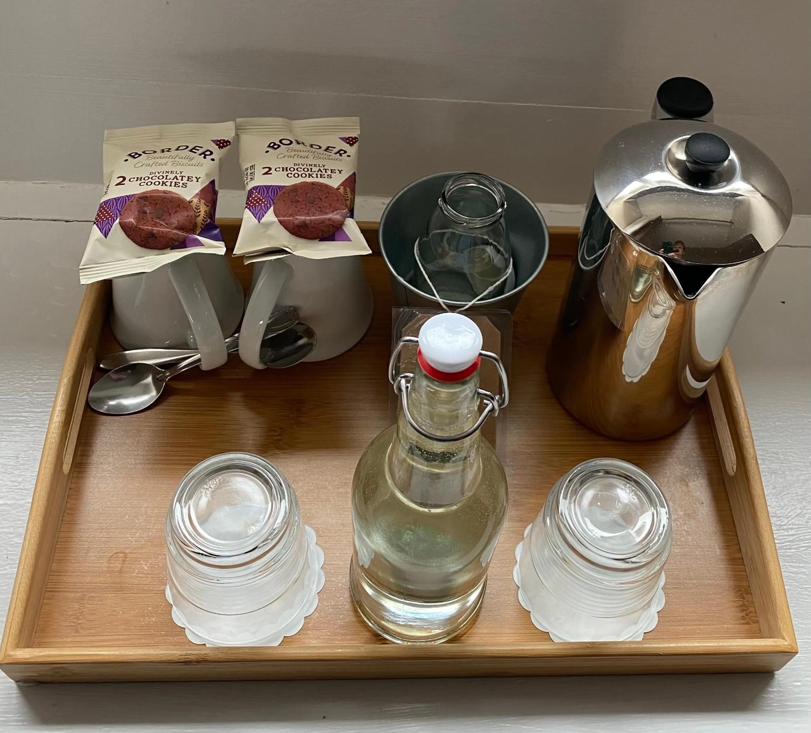 Bedroom in The George at Nunney