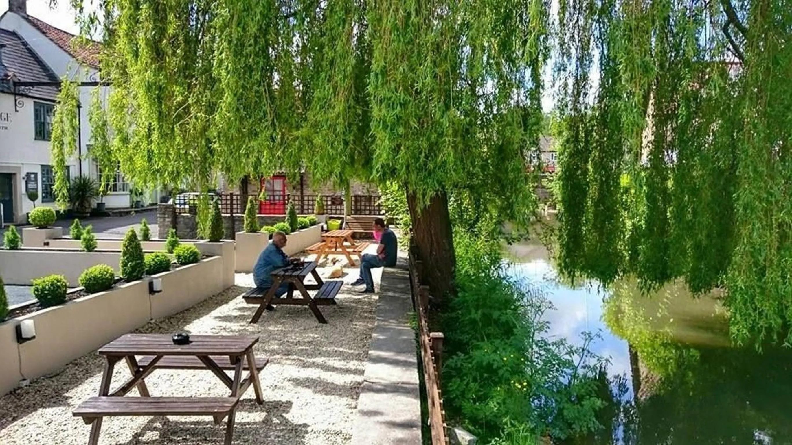 Patio in The George at Nunney