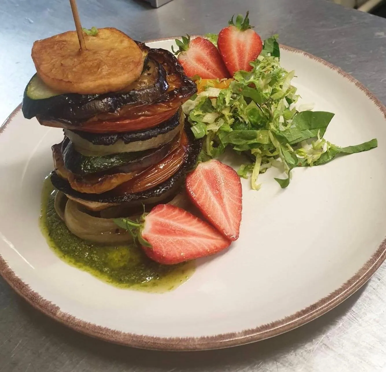 Food close-up in The George at Nunney
