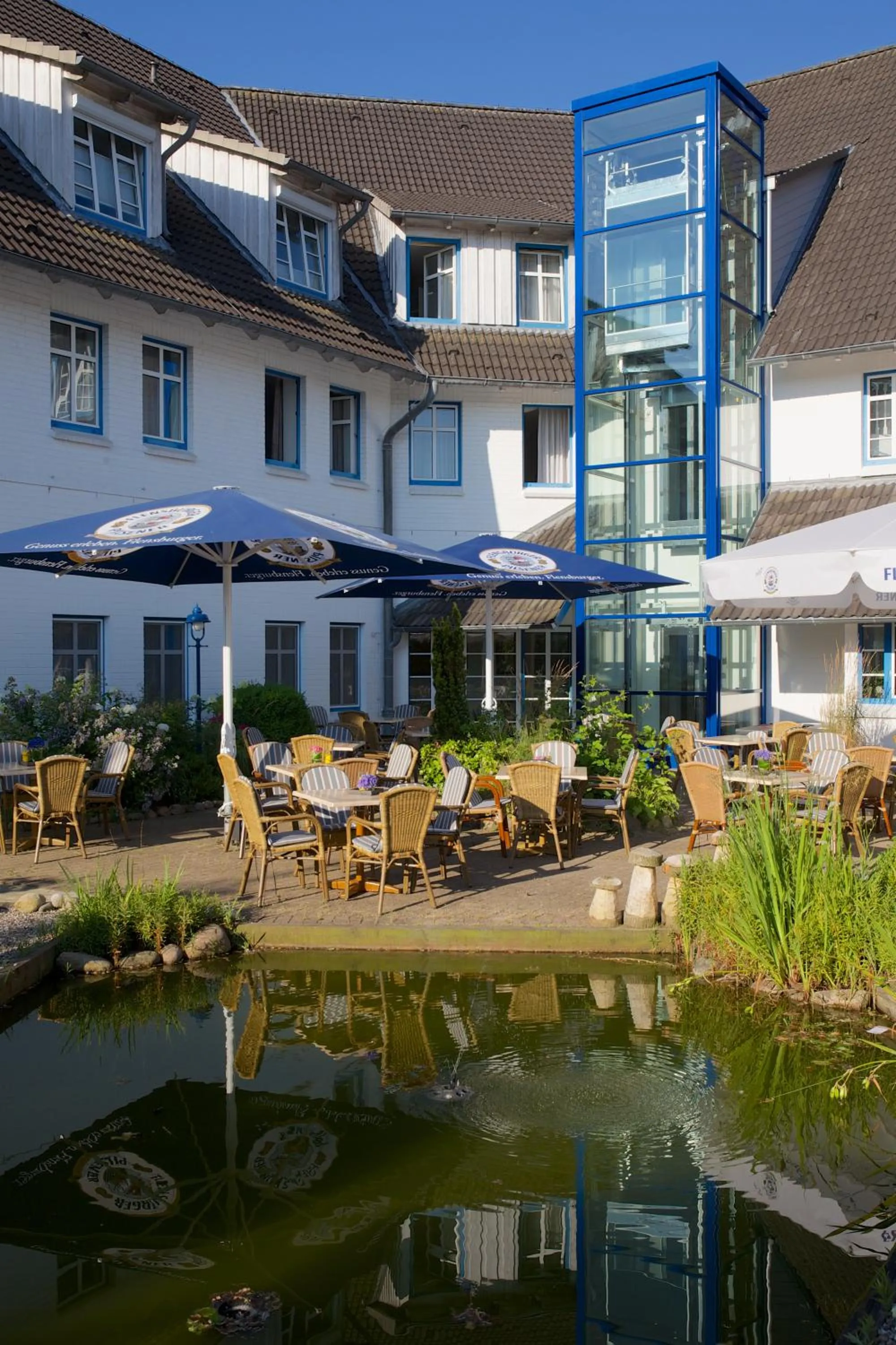 Patio in Hotel Wikingerhof