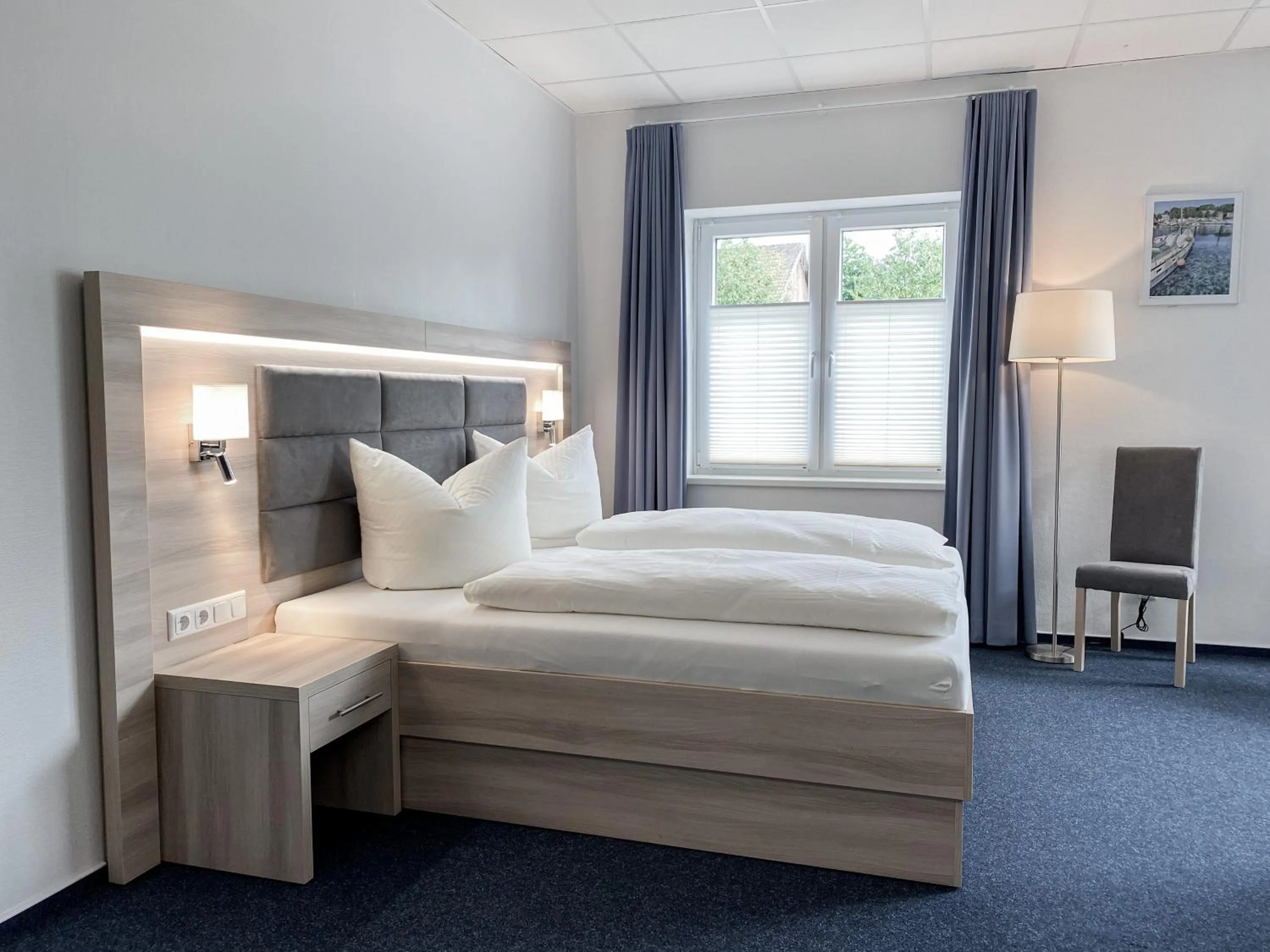 Bed in Hotel Wikingerhof