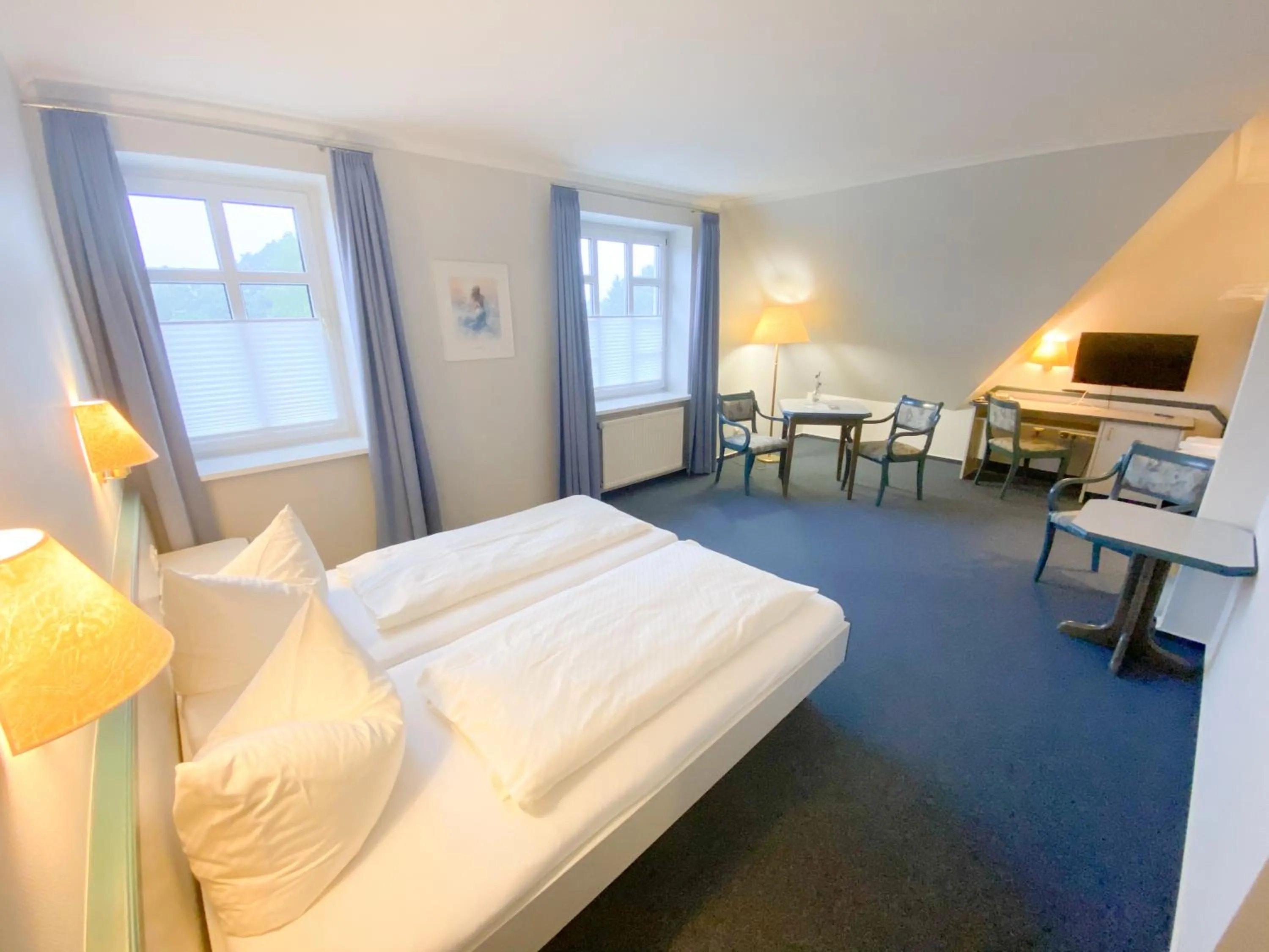 Bed in Hotel Wikingerhof