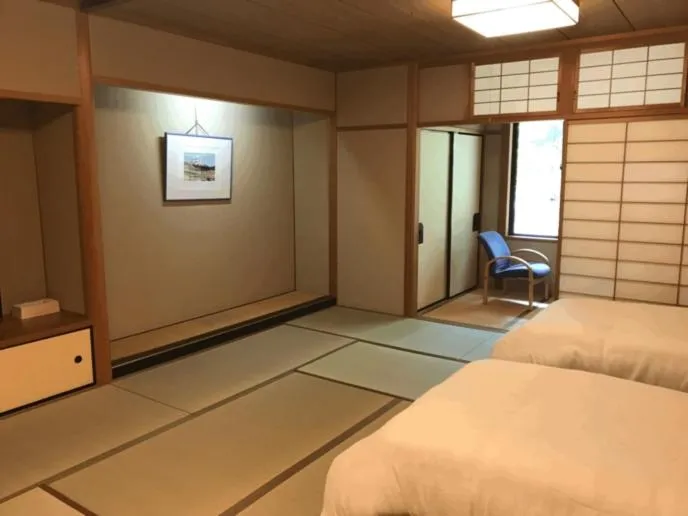Photo of the whole room, Bed in Yamabiko