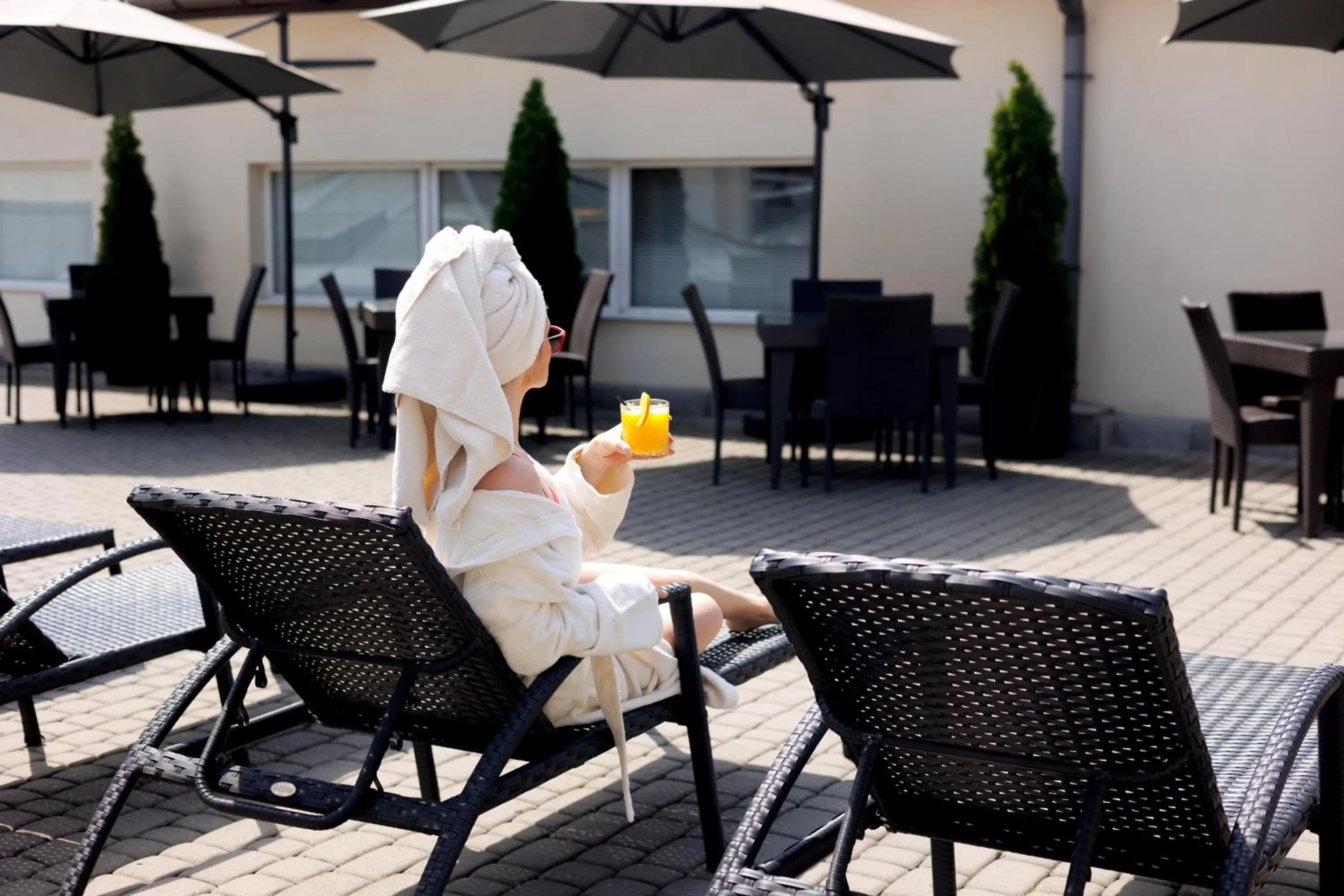 Balcony/Terrace in LH Hotel&SPA