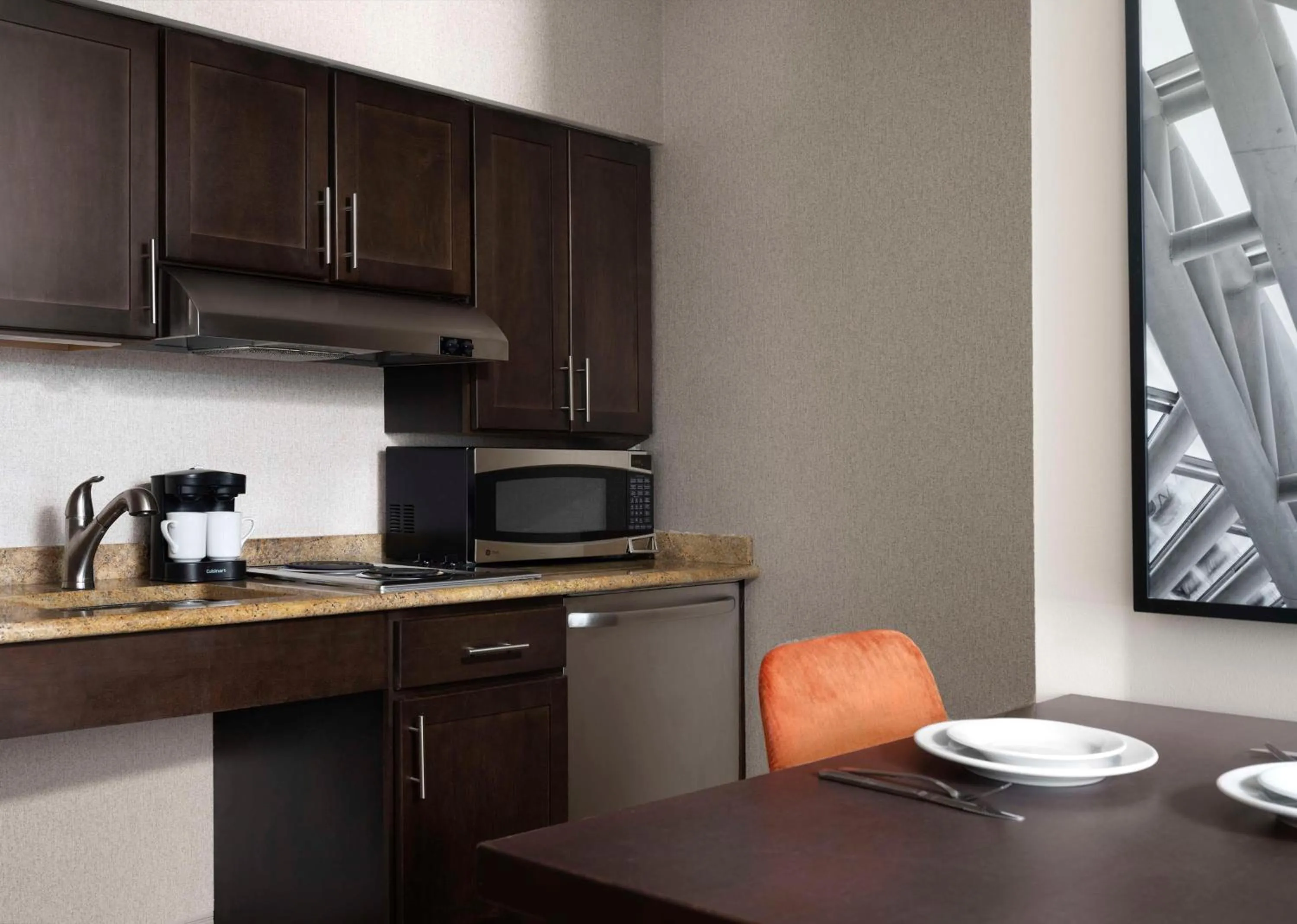 Kitchen or kitchenette in Homewood Suites by Hilton Carle Place - Garden City, NY
