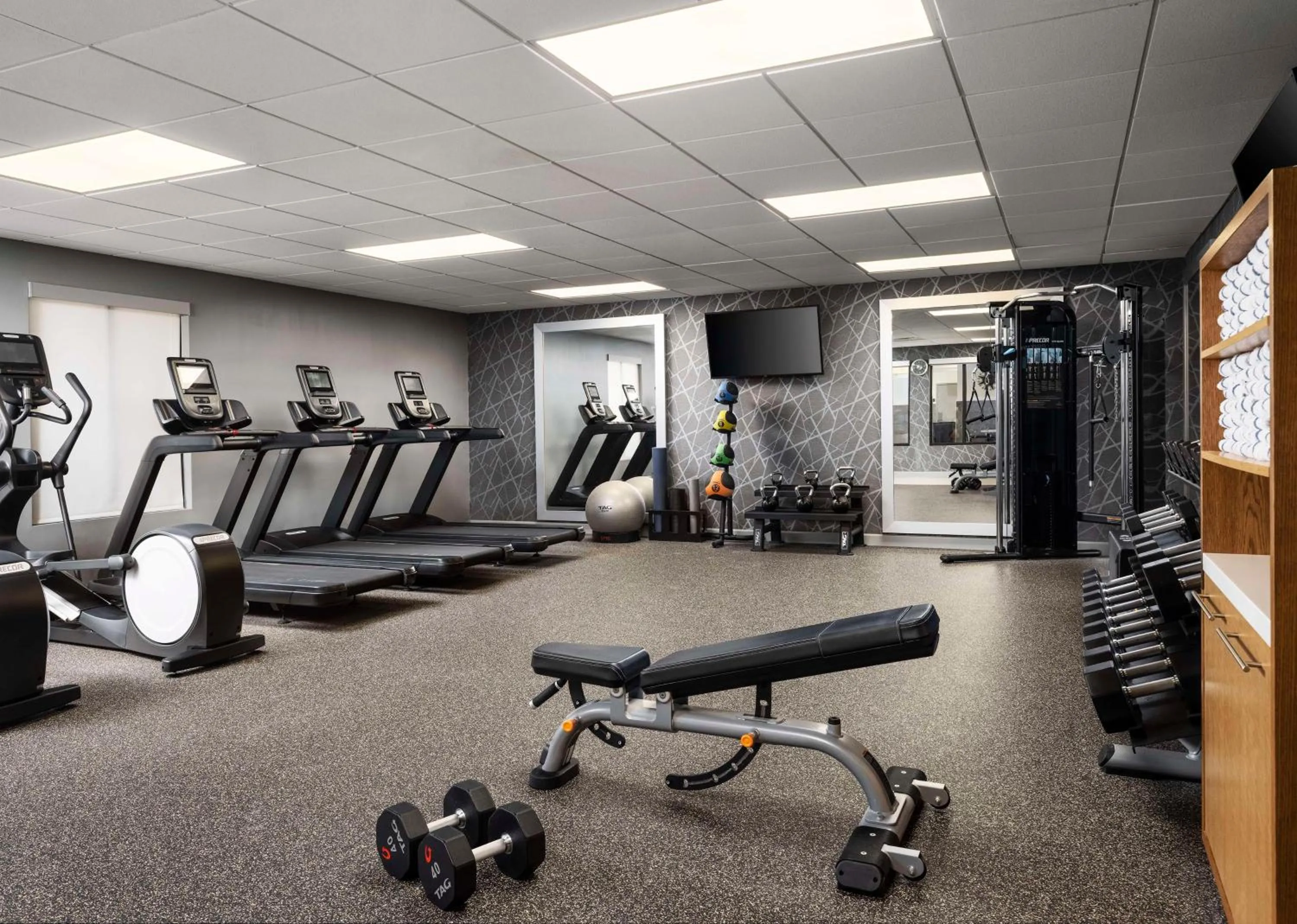 Fitness centre/facilities in Homewood Suites by Hilton Carle Place - Garden City, NY