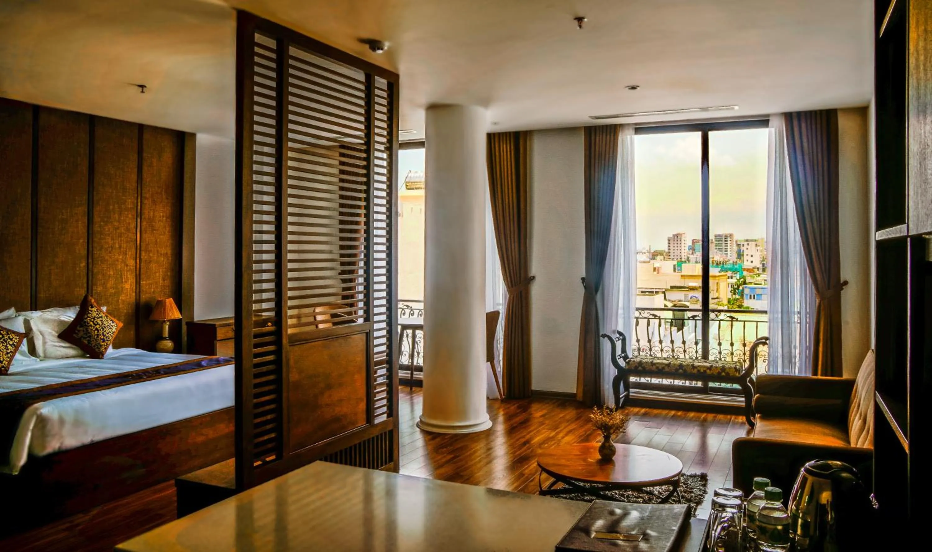 Photo of the whole room, Bed in Dong Duong Hotel & Suites - City Central - Afternoon Tea Inclusive