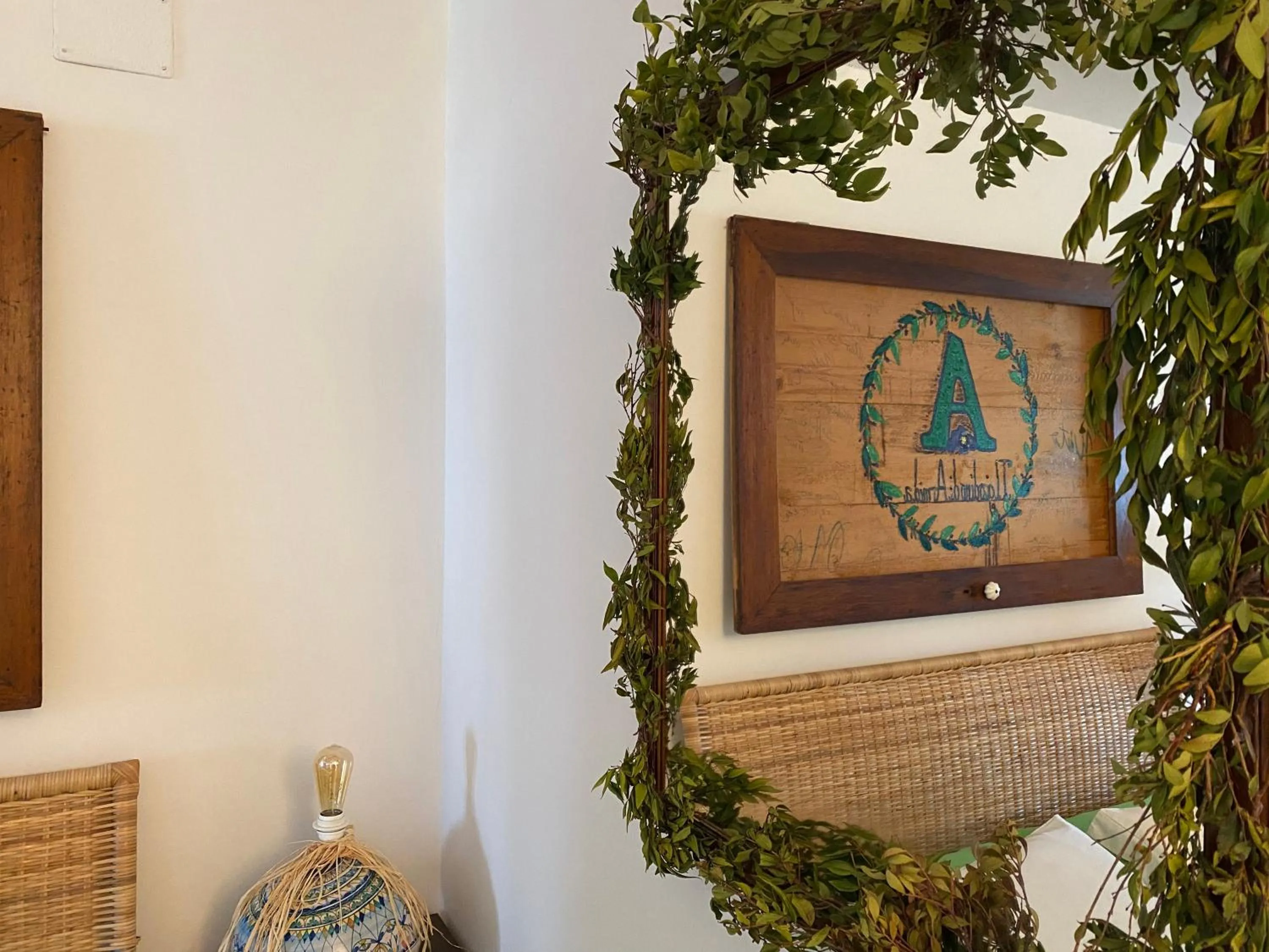 Decorative detail in B&B Il giardino di Armida